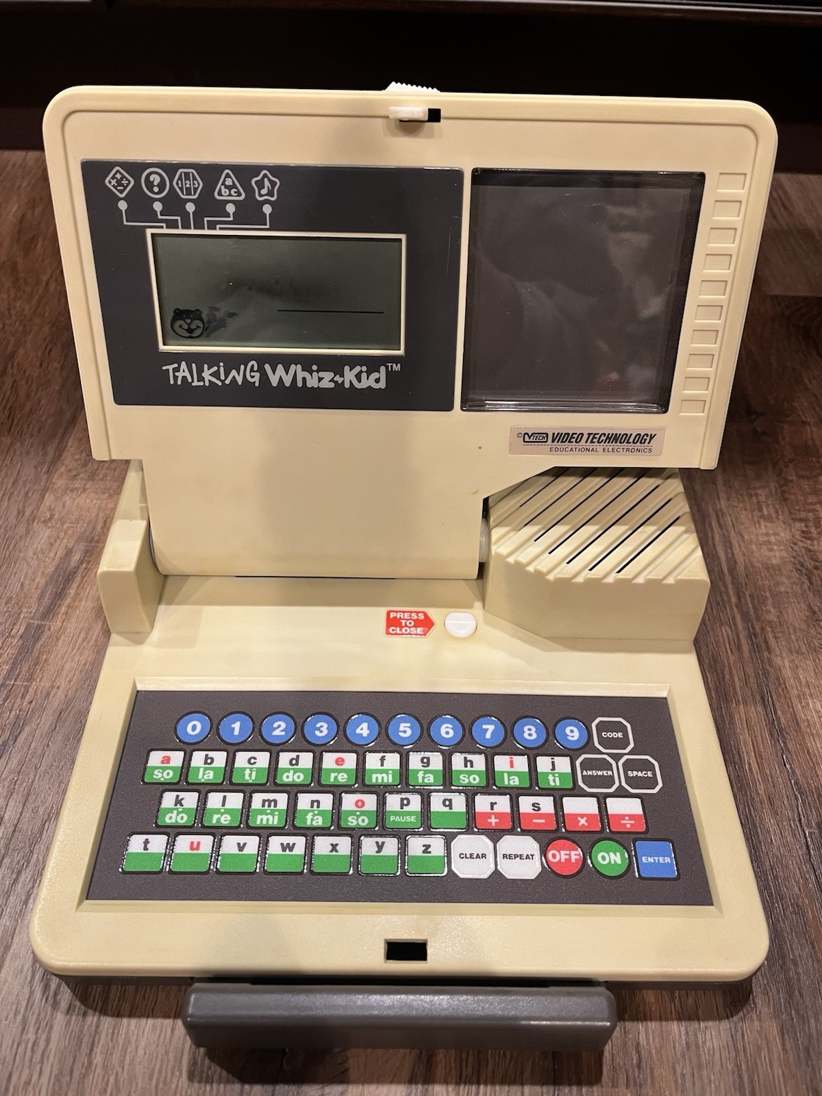 Vintage 1987 VTech Talking Whiz-Kid Computer Lot – TESTED 3 Vocabulary Cards