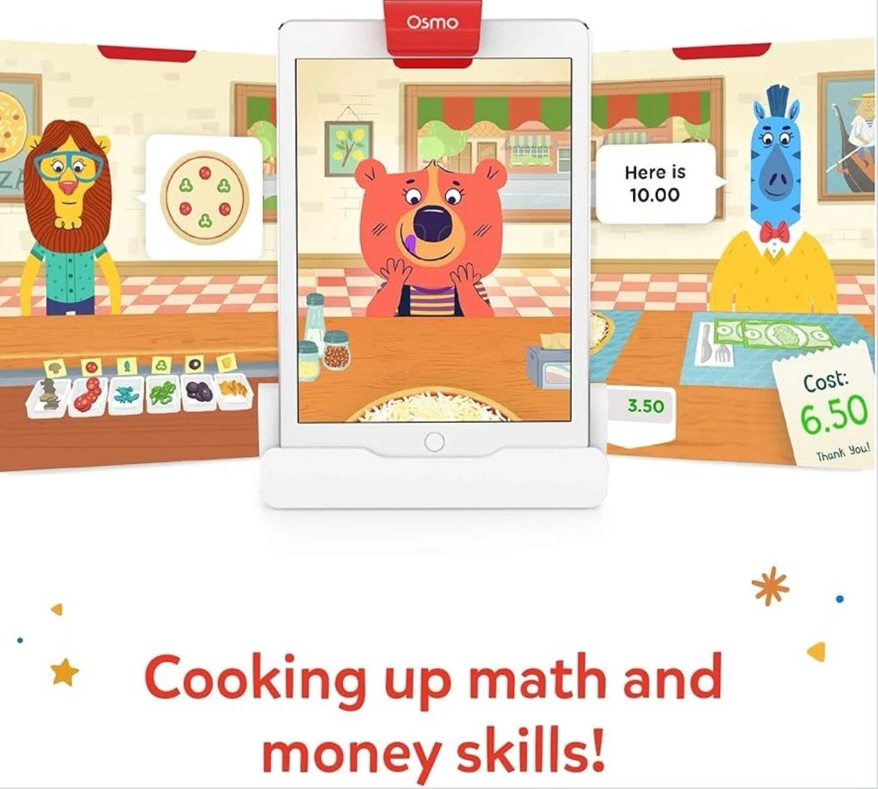 Osmo Pizza Co Starter Kit Run Your Own Pizza Shop FUN for ALL For iPad AUTHENTIC