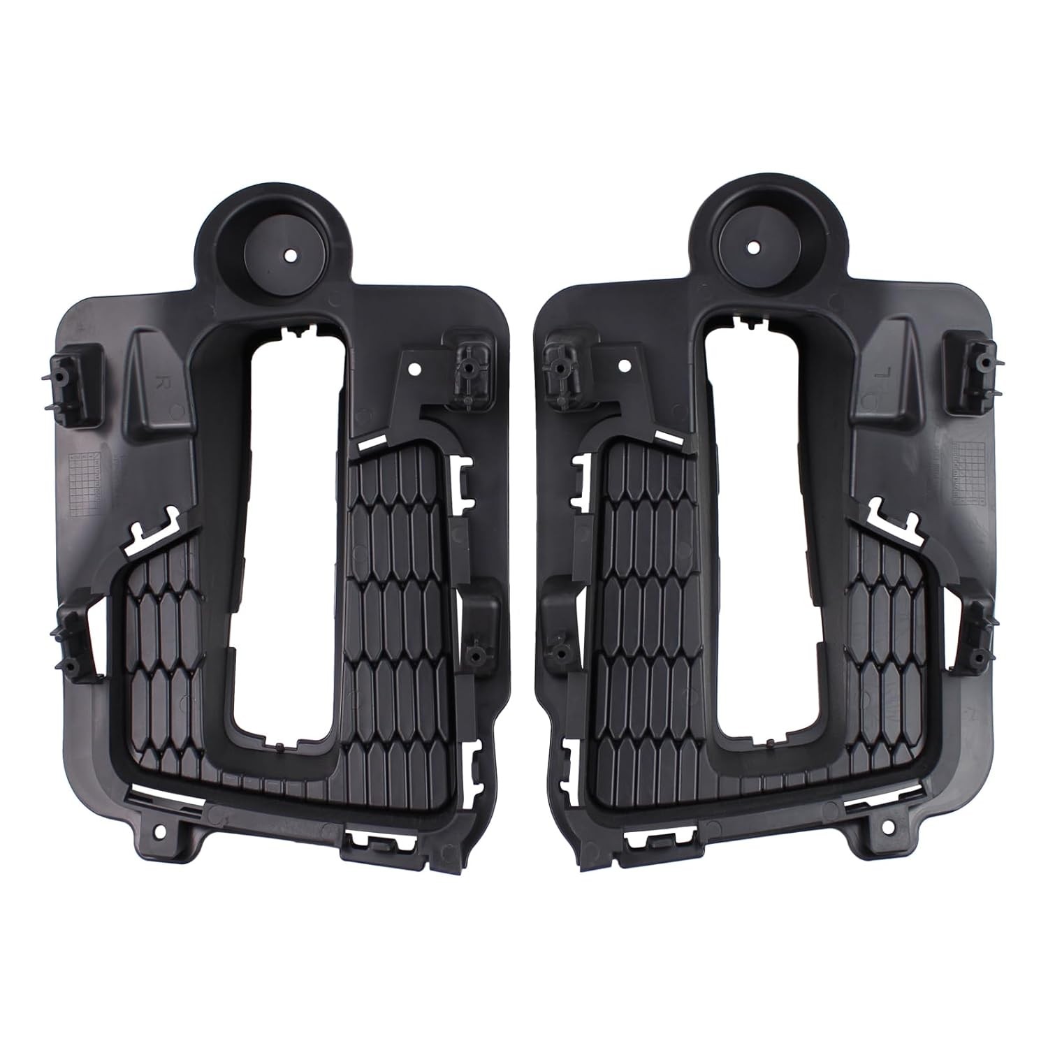 Front Left Right Fog Light Bezel Bumper Cover Grille for Ford Expedition