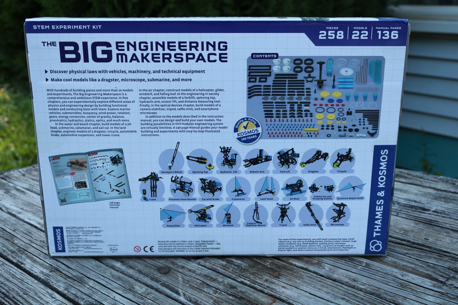 Thames & Kosmos The Big Engineering Makerspace Kit New STEM Physics THK628154