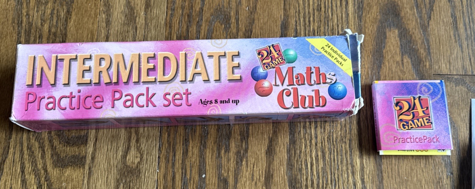 Math 24 Game Club Classroom Kit Intermediate Lot Single Double Practice Pack
