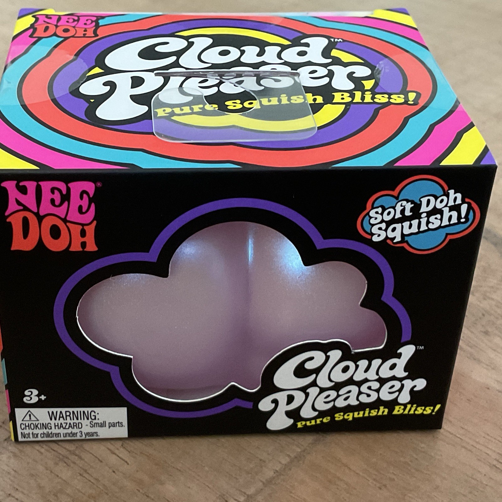 Schylling Nee Doh Cloud Pleaser Squish Toy, Purple #26005NAB