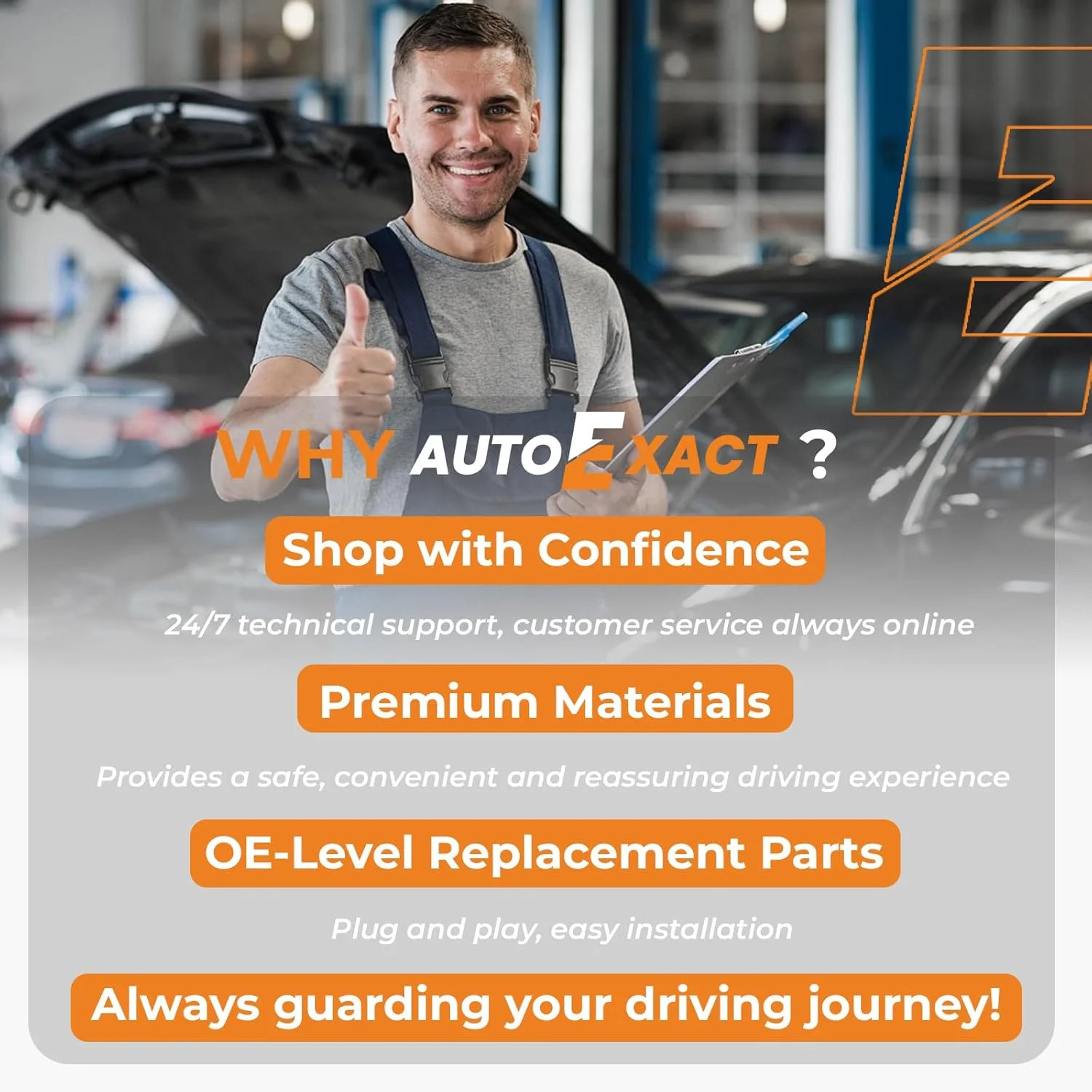 Autoexact Power Liftgate Struts Fit for 2021-2023 Toyota Highlander, Electric Re