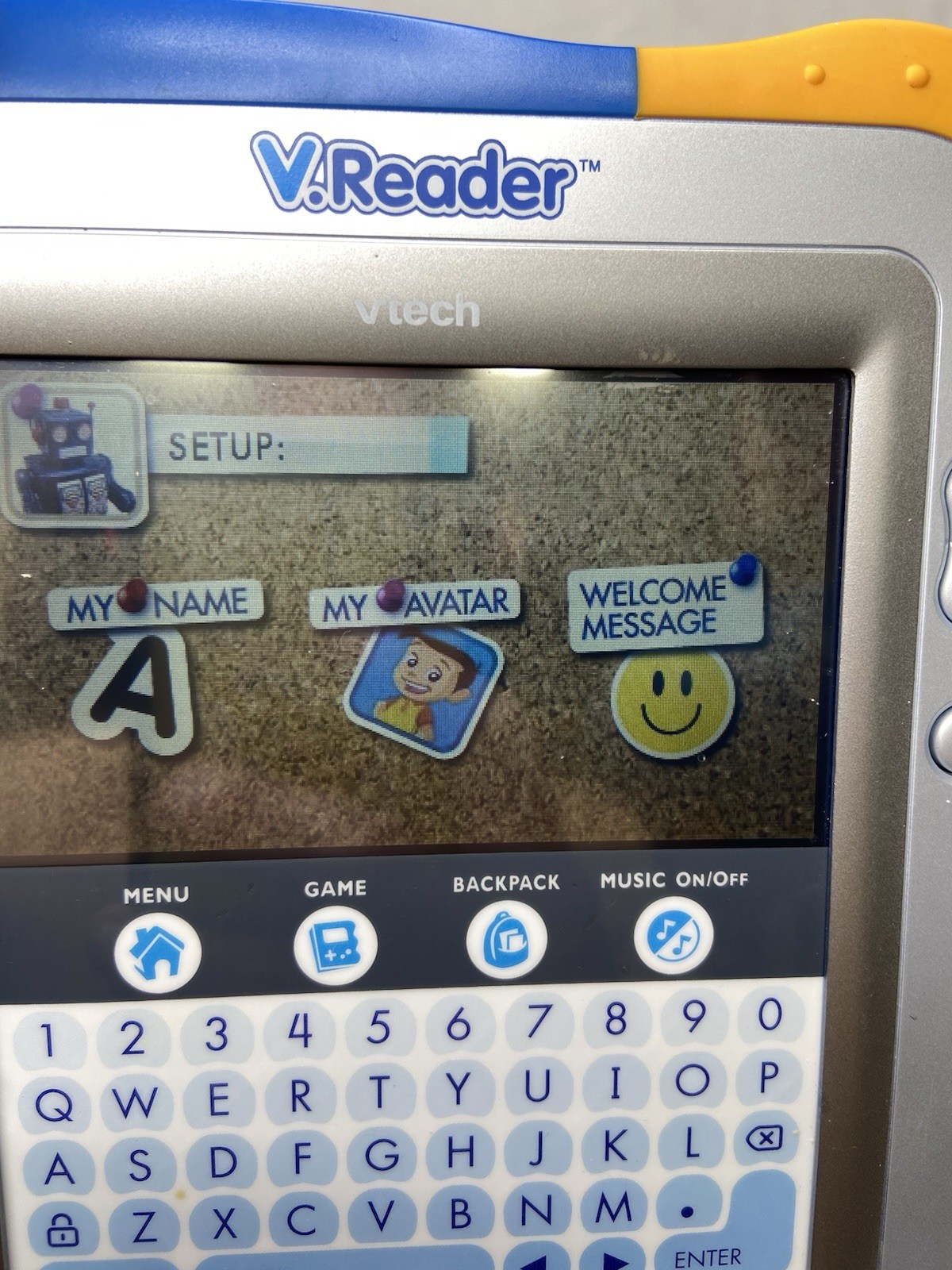 Vtech V.Reader Interactive Learning E-reading System Bundle 3 Games Working Pen