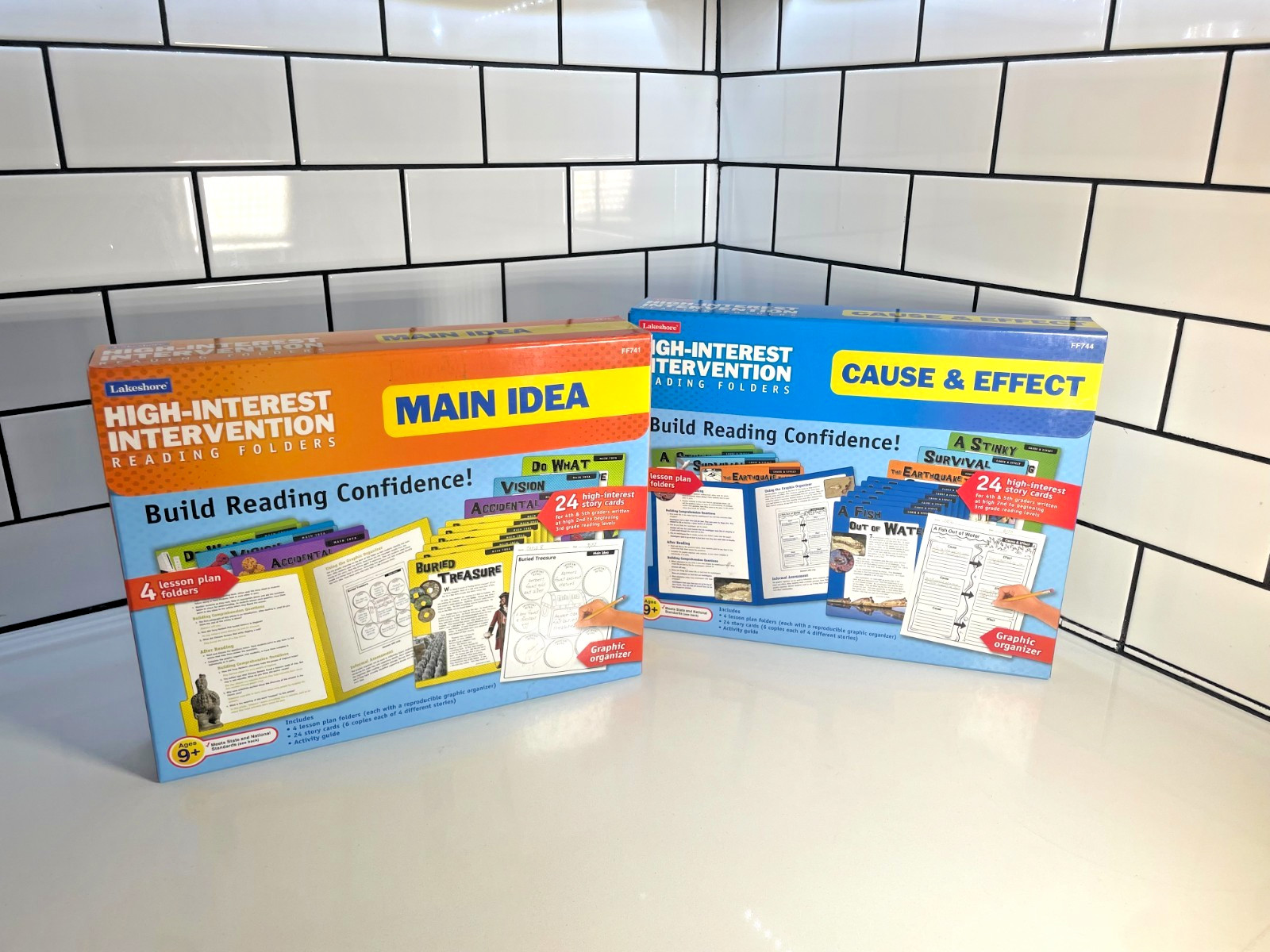 Lakeshore Learning Reading Intervention Kits (Main Idea & Cause/Effect)