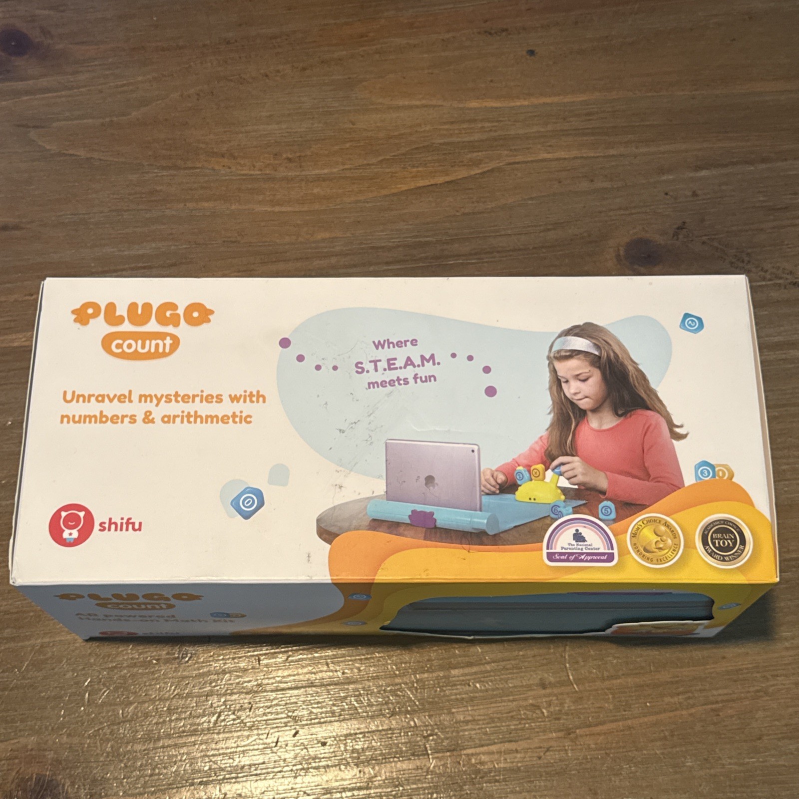 Shifu PLUGO COUNT AR Powered Hands On Math Games Kit Stim Learning Toy