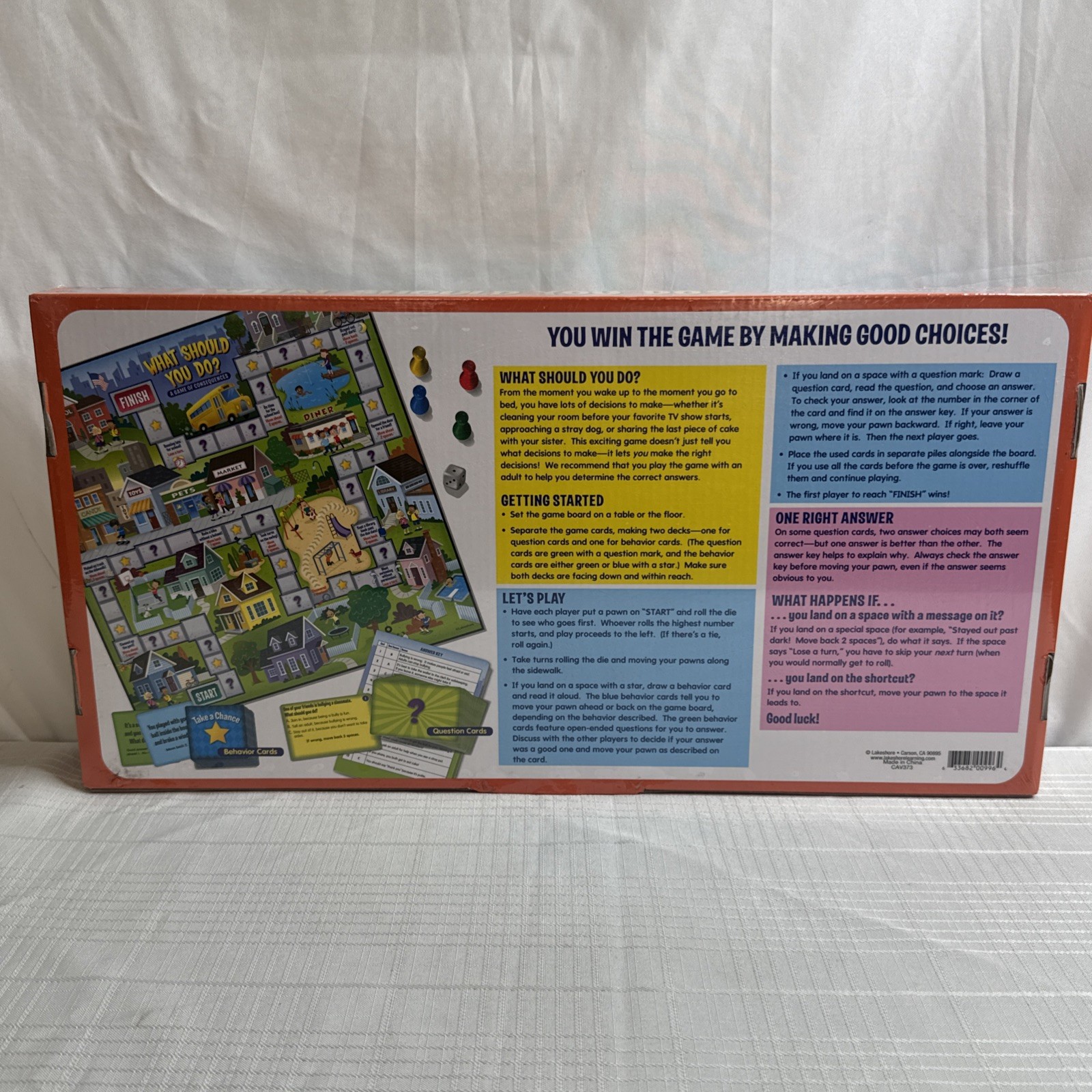 Lakeshore What Should You Do? A Game of Consequences HH346 BRAND NEW SEALED