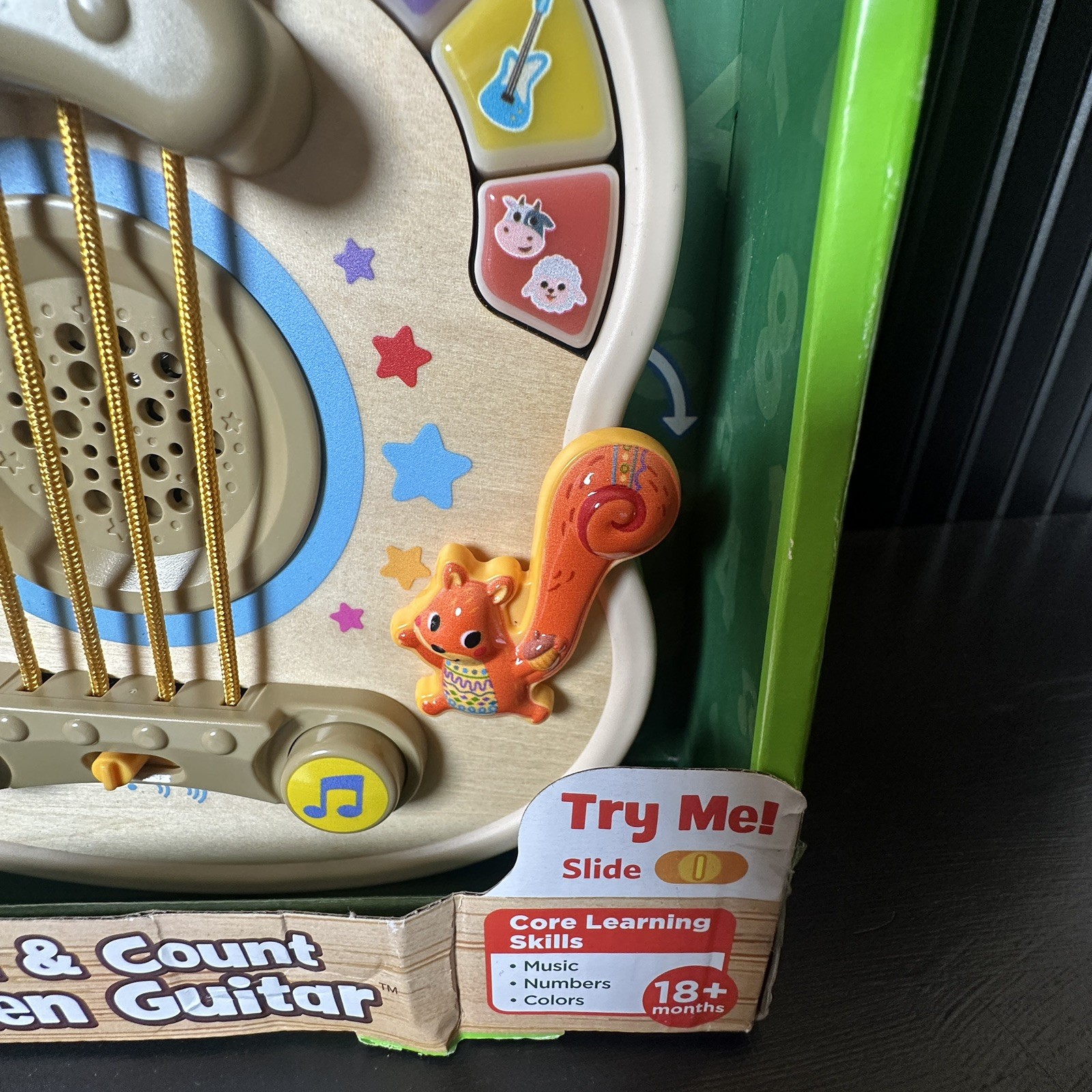NEW LeapFrog Strum & Count Wooden Guitar for kids girls & boys
