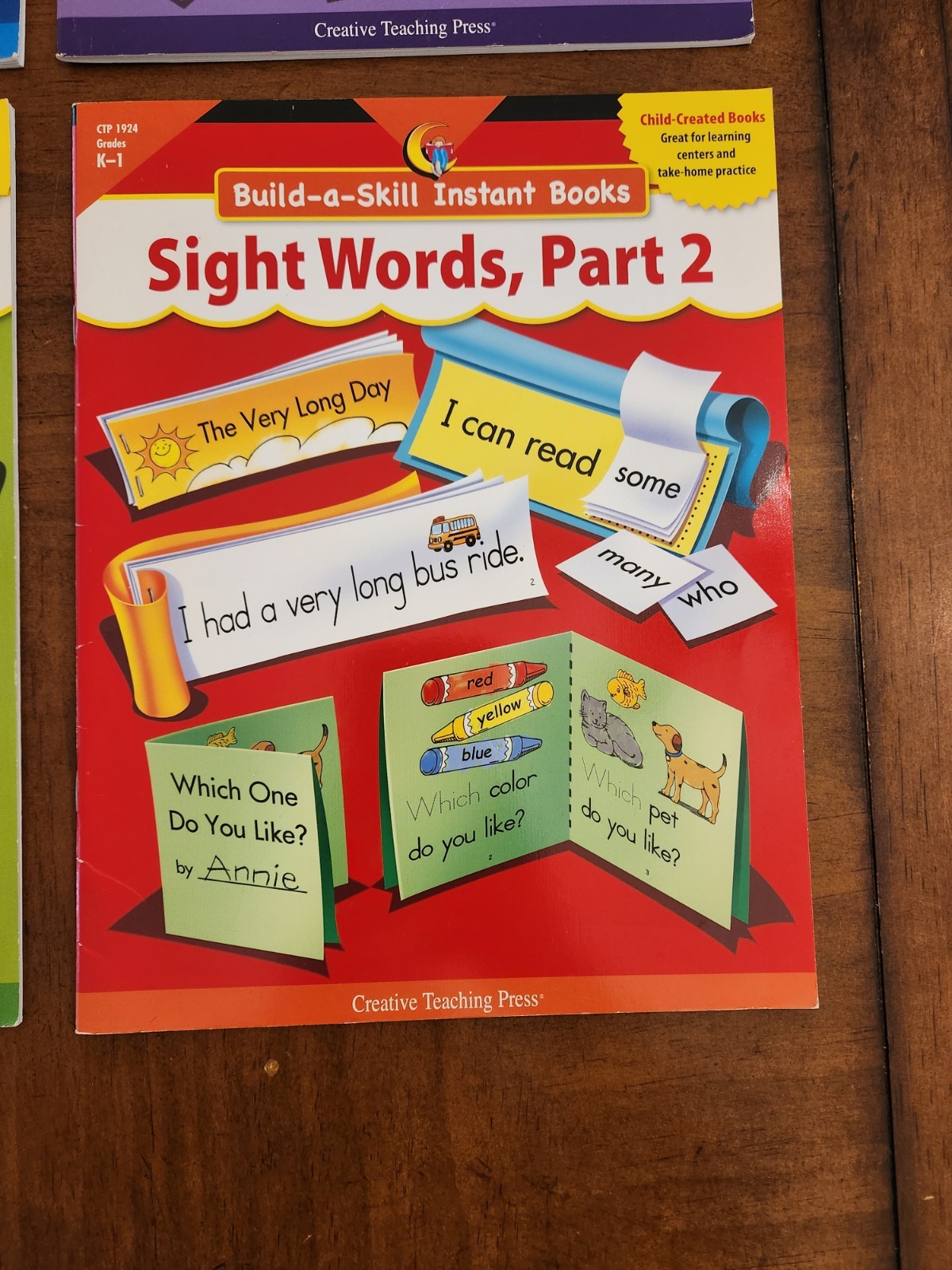 Vowels Sight Words Build A Skill Instant Books Lot Creative Teaching Press K-1