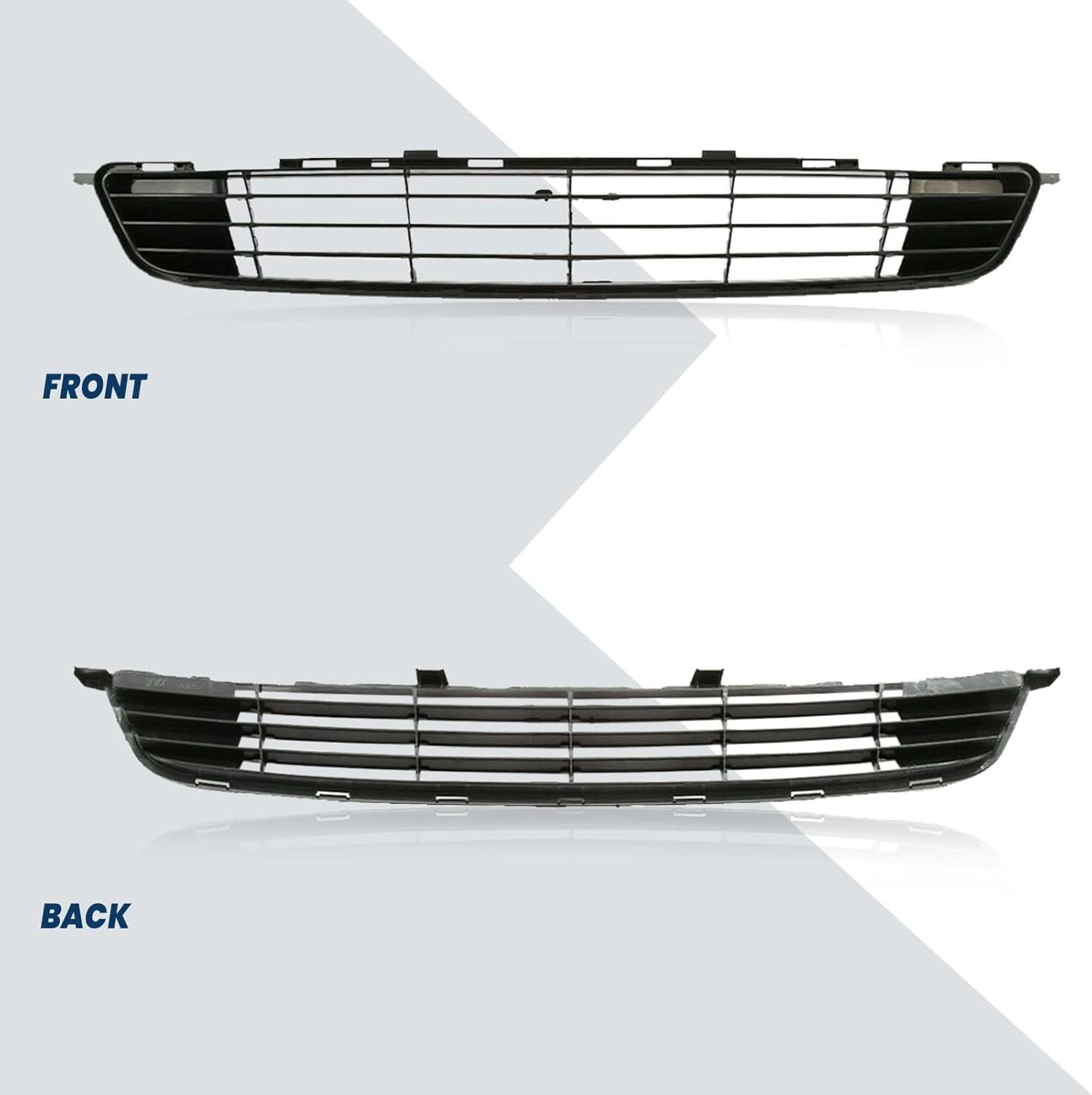 Front Bumper Mesh Air Intake Grille For 2009-2010 Toyota Corolla Black