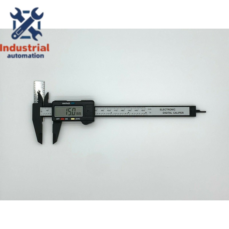 1pc LCD screen Vernier caliper Plastic 150mm Resolution 0.1mm Tolerance +-0.2mm