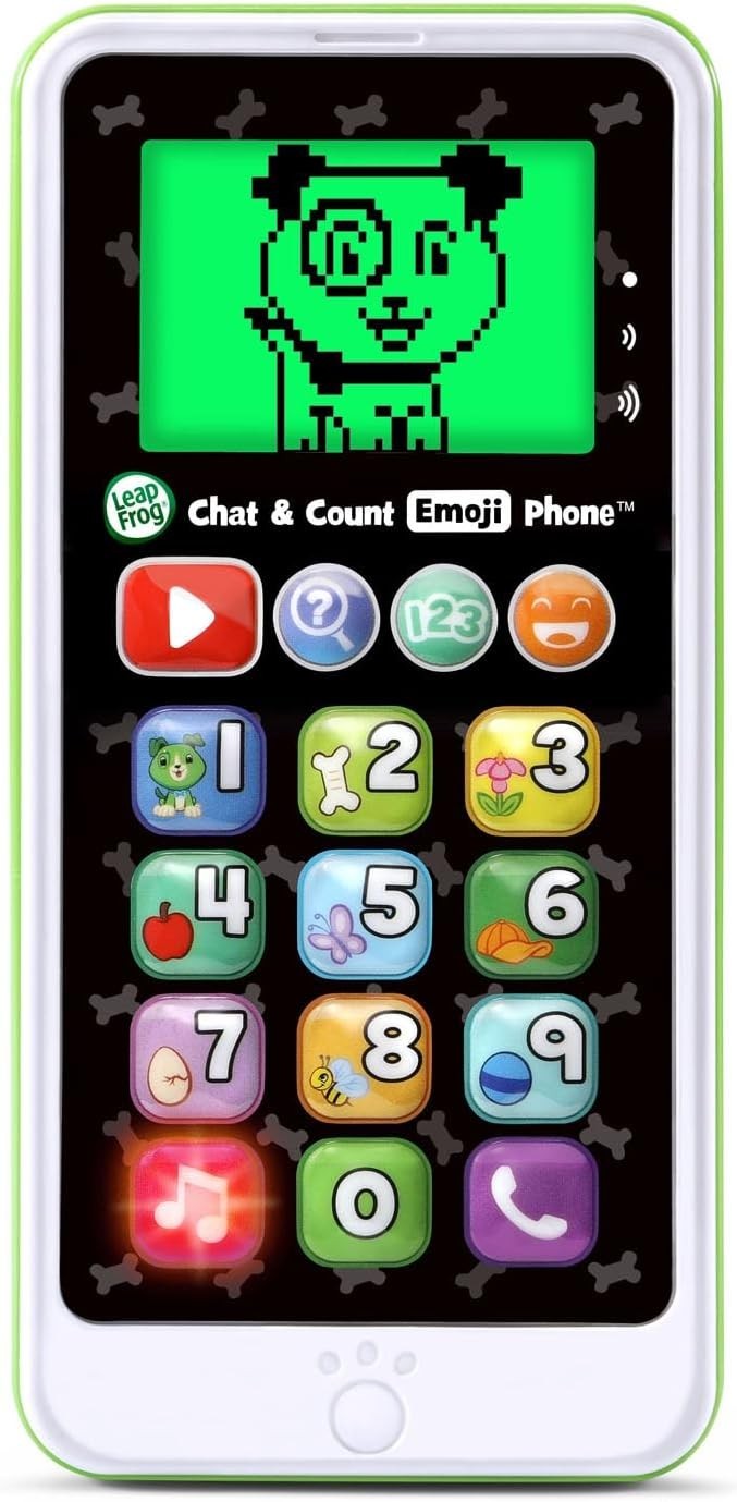 Chat and Count Emoji Phone, Green