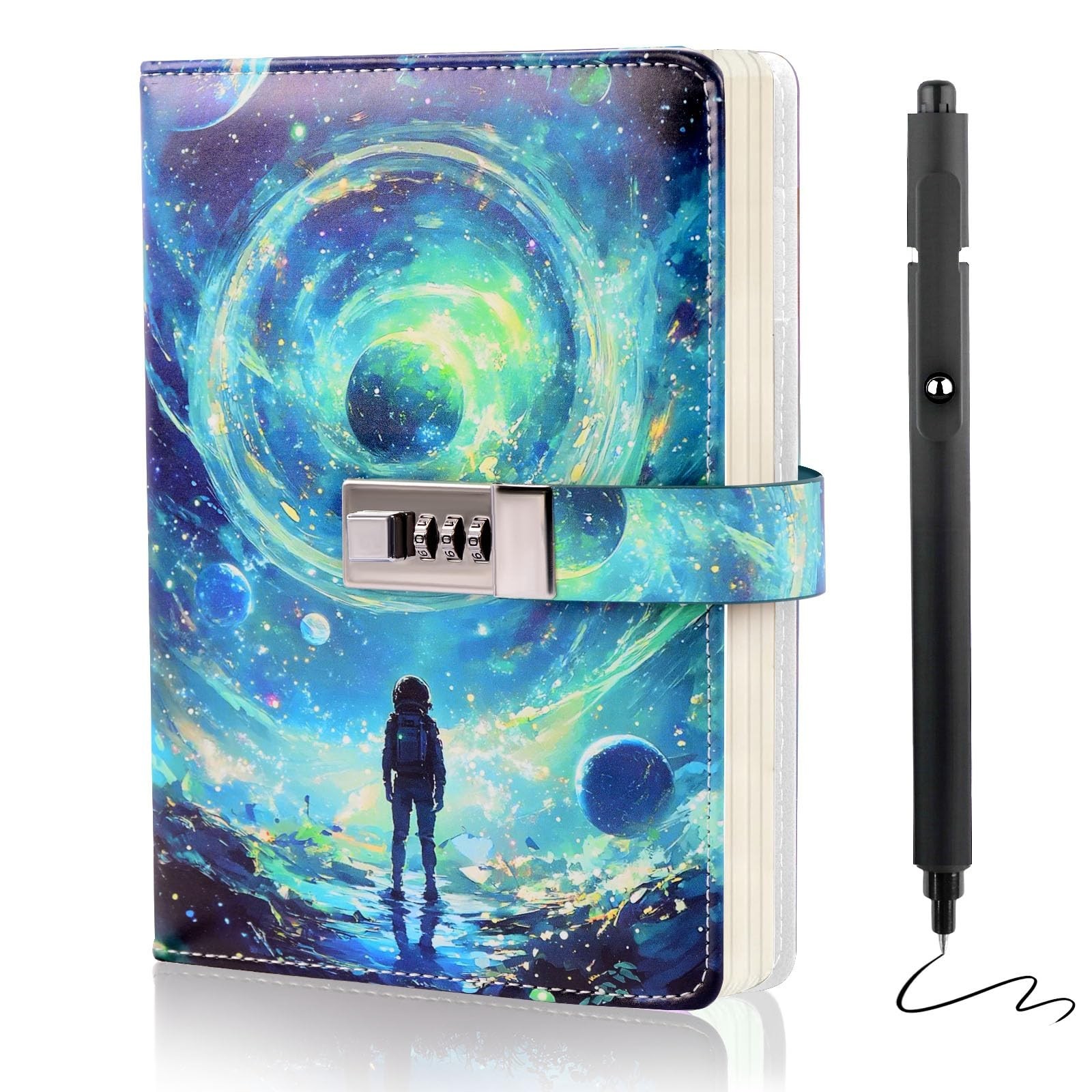 Diary with Lock for Boys Ages 8-12, A5 Journal with Lock 192 Pages-Adventure …