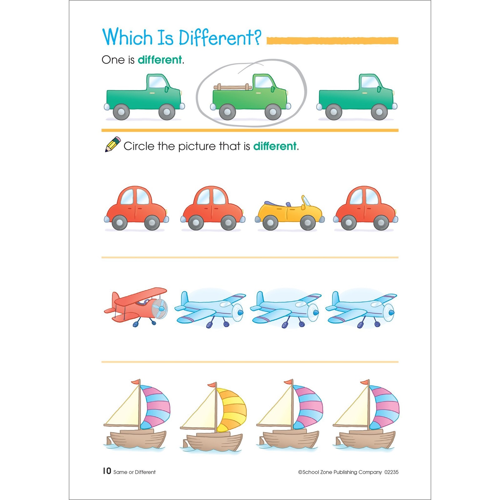 School Zone Preschool Basics Workbook: Pre-K, Beginner Reading, Early Math,…