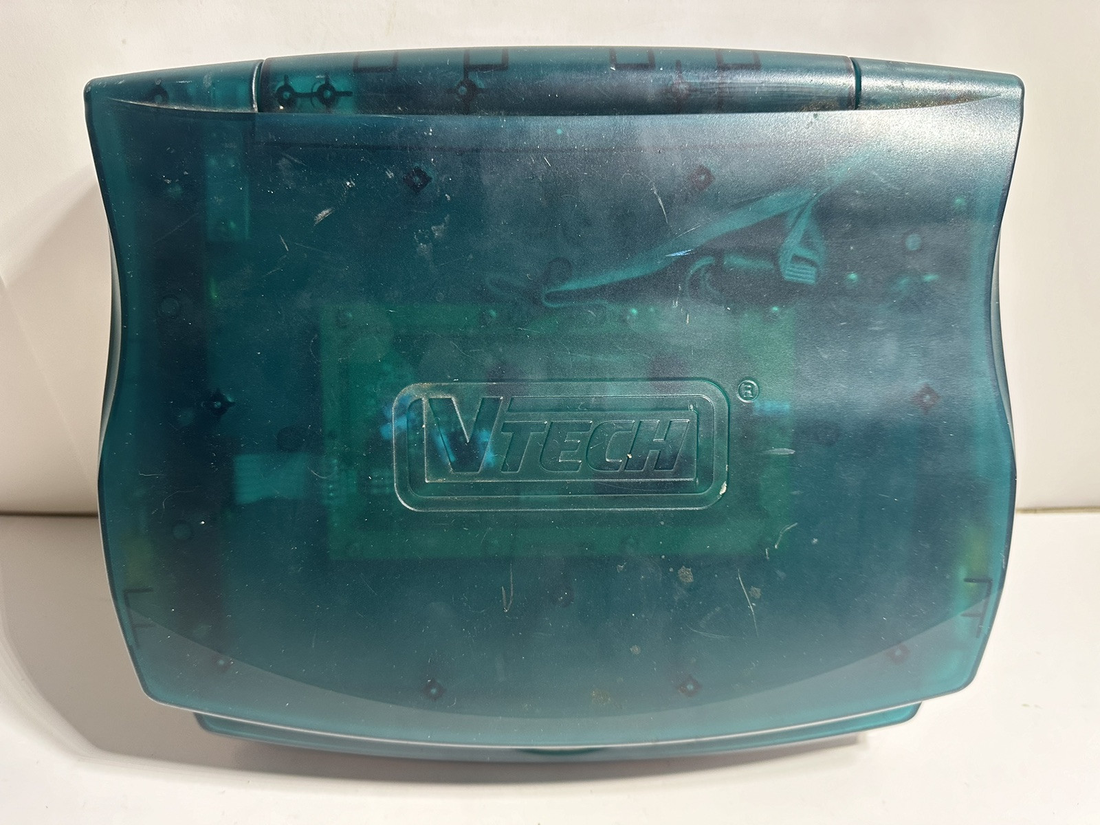 VTECH EP E-Power Kids Laptop – Retro Translucent Teal Green Tested Seems To Work