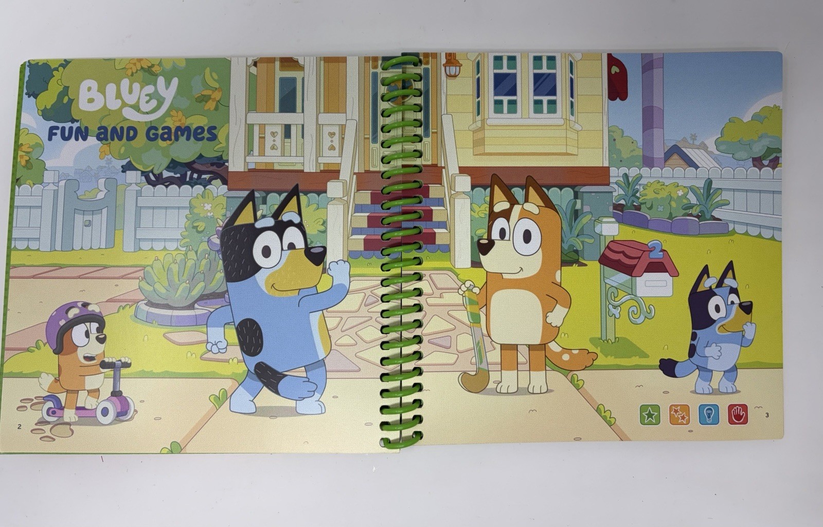 Bluey Fun and Games Activity Book for LeapStart Learning System