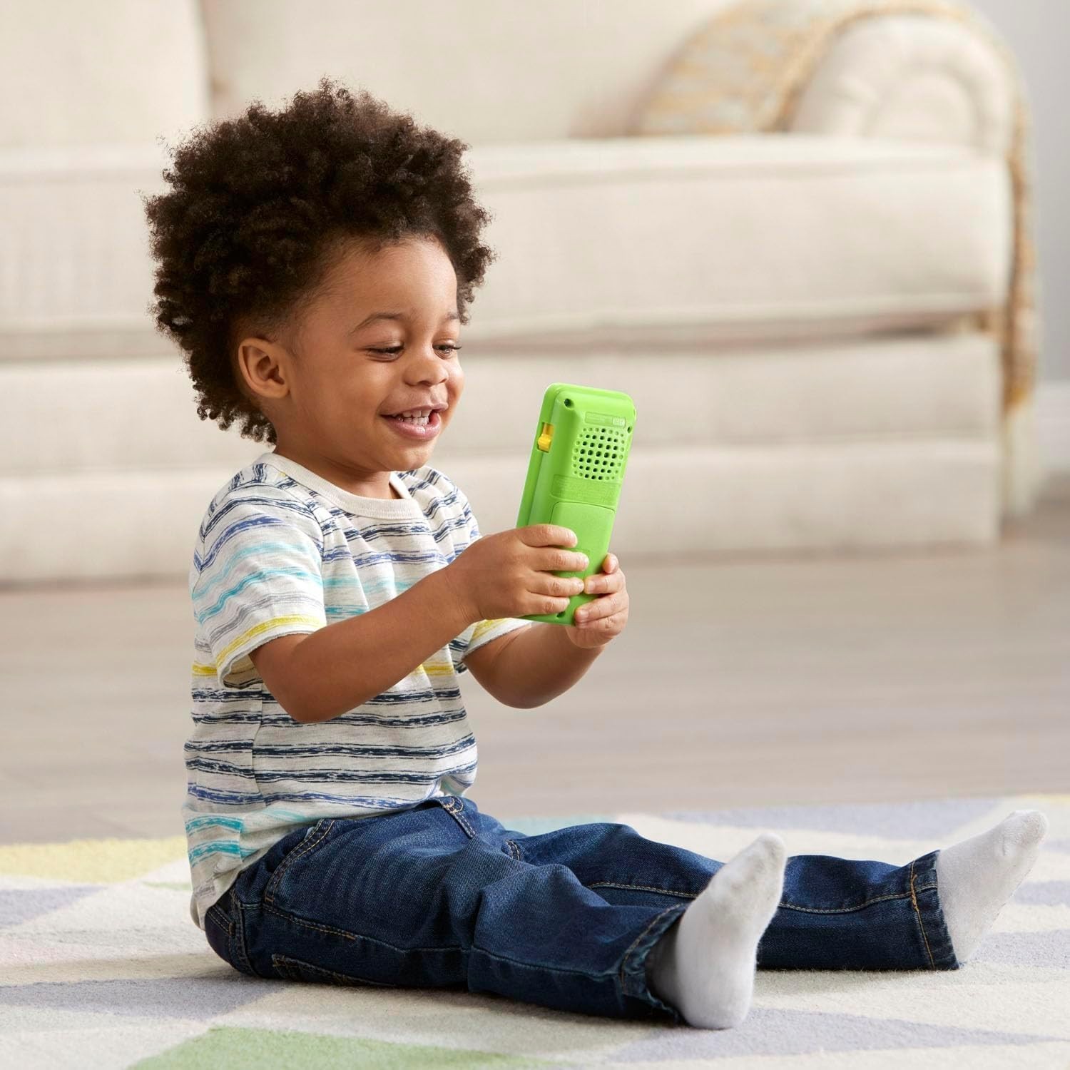 Chat and Count Emoji Phone, Green