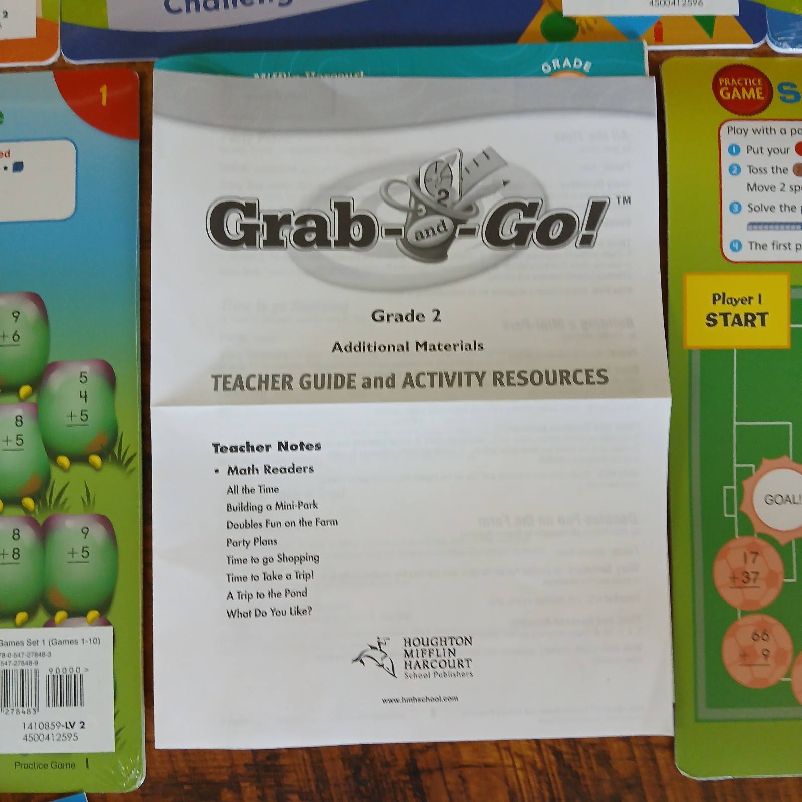 HMH Go Math! Grab & Go Differentiated Centers Kit Grade 2 Teacher Resource NEW