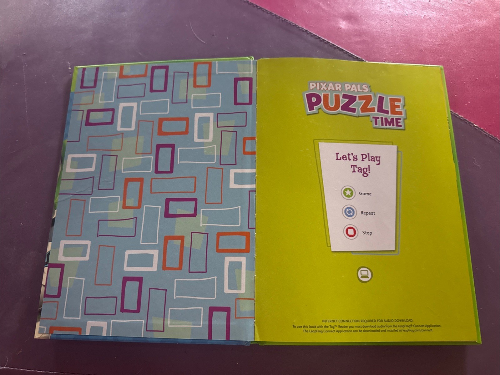 LeapFrog Tag + LeapReader book — DISNEY PIXAR: PIXAR PALS PUZZLE TIME