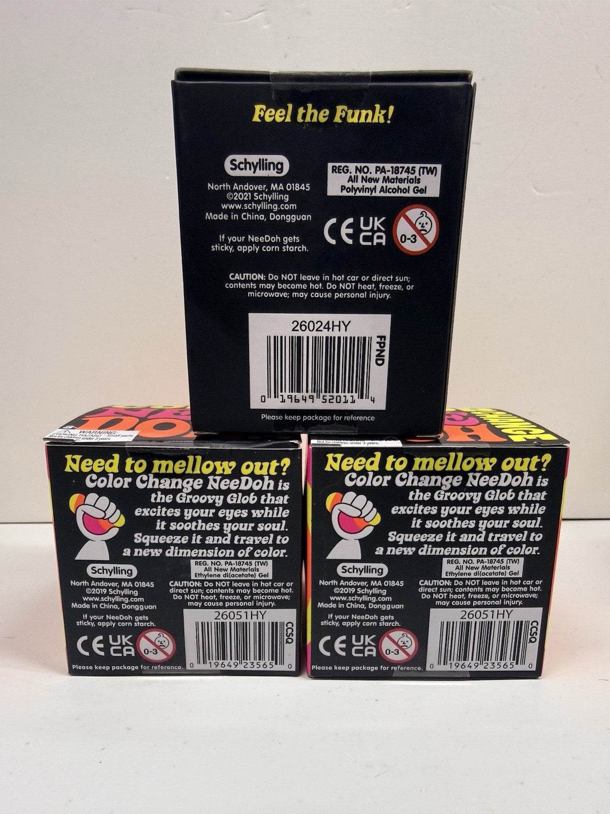 NeeDoh Lot – Funky Pup and Color Change – New In Box Sealed – Fast Shipping!!!