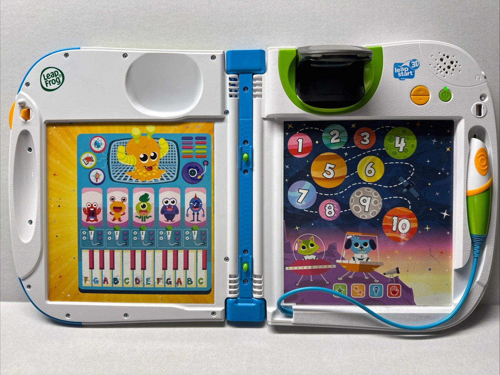 LeapFrog Leap Start 3D Green Interactive Learning System ONLY tested & Working