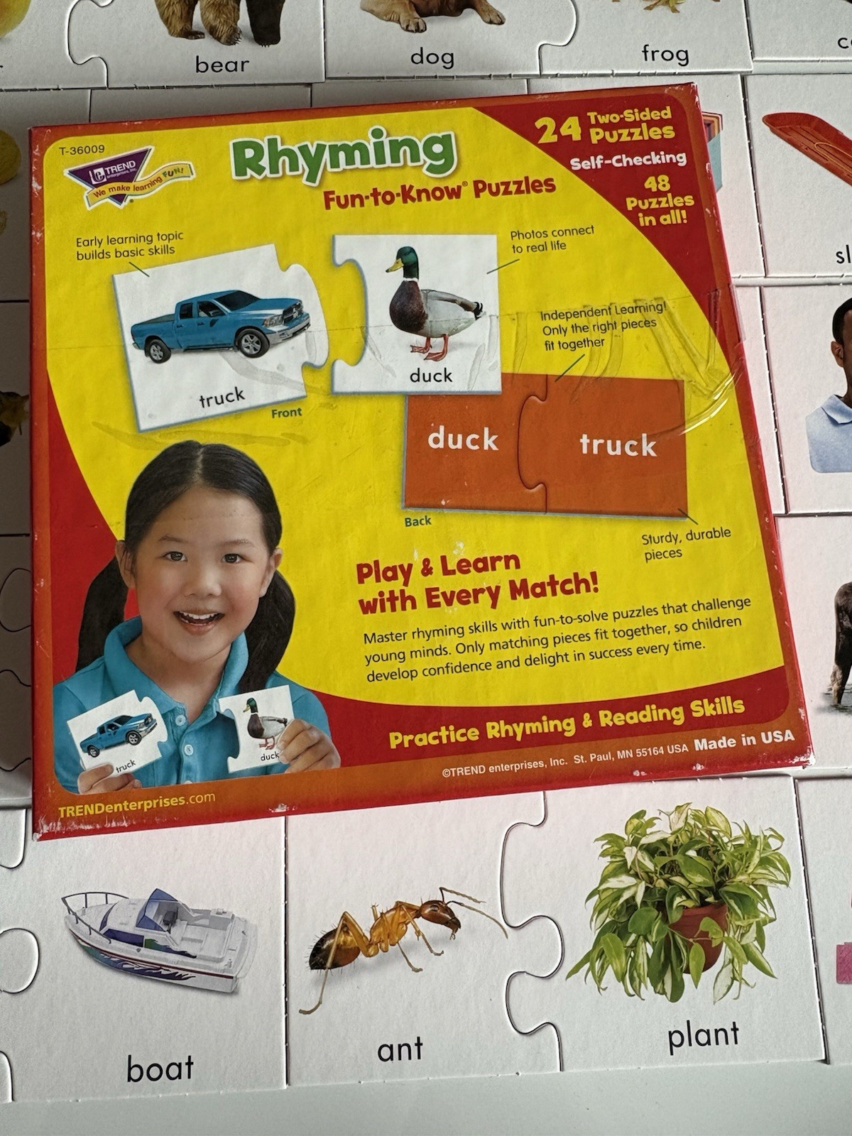 Rhyming Fun To Know Puzzles
