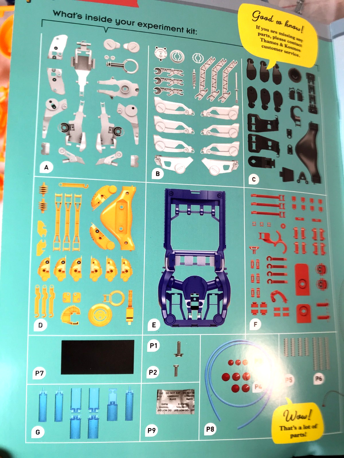 Thames & Kosmos Mega Cyborg Hand STEM Experiment Kit Wearable Robotic Hydraulic