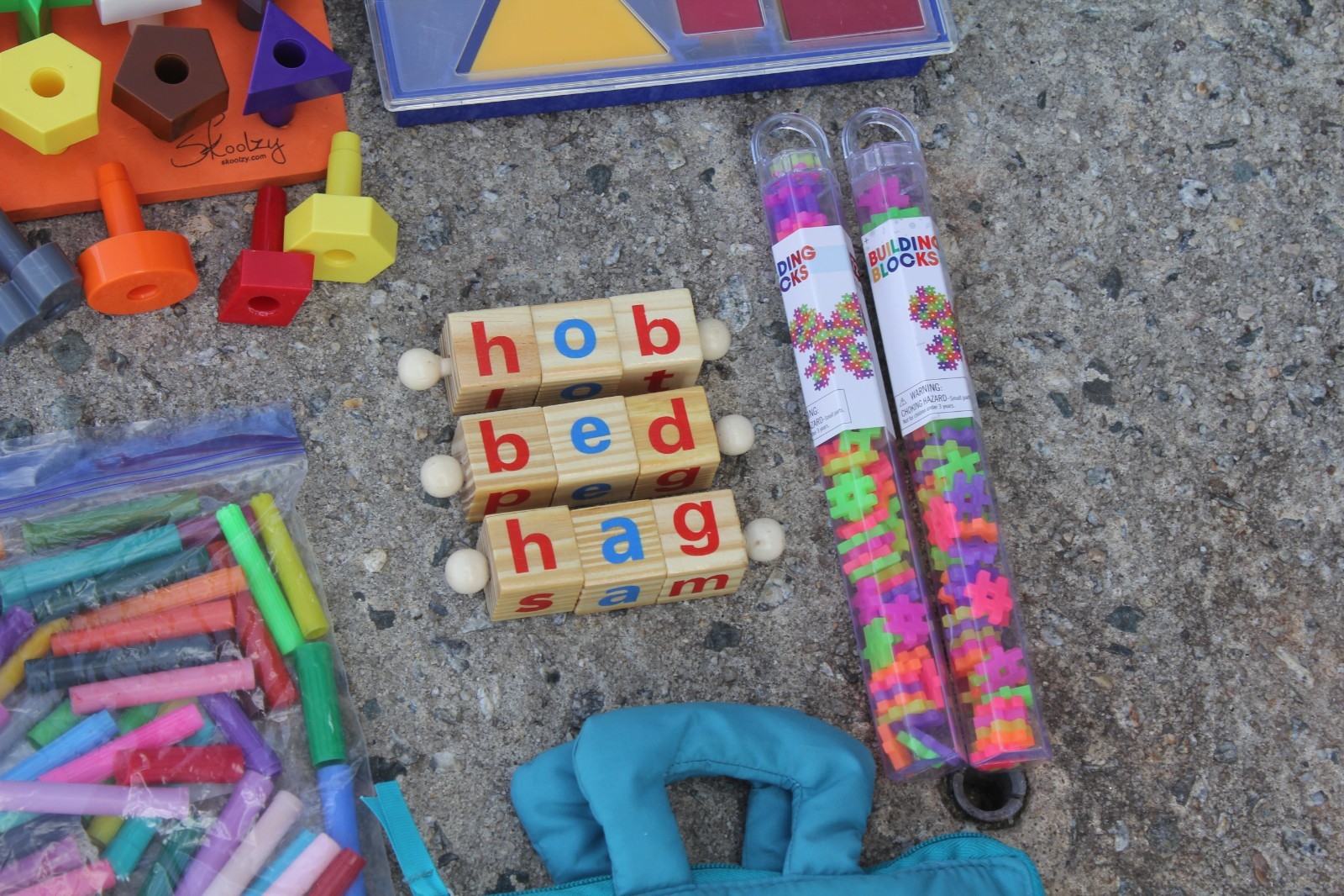 HUGE LOT Sensory Manipulative Wood Counting Toddler Homeschool Learning Tools