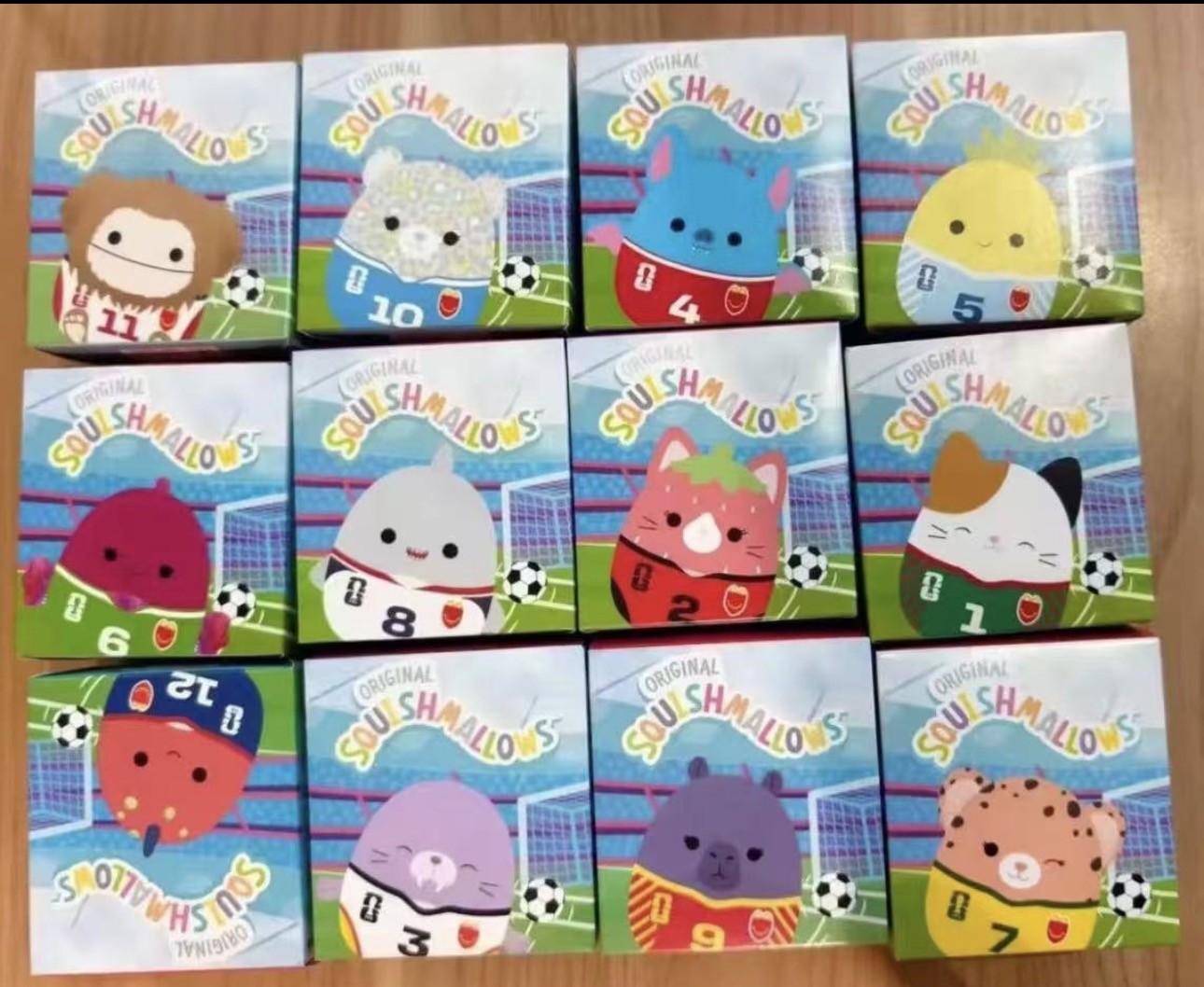 12PCS Set Mc DONALD’S Squishmallows World Cup 2026 Happy Meal Toys