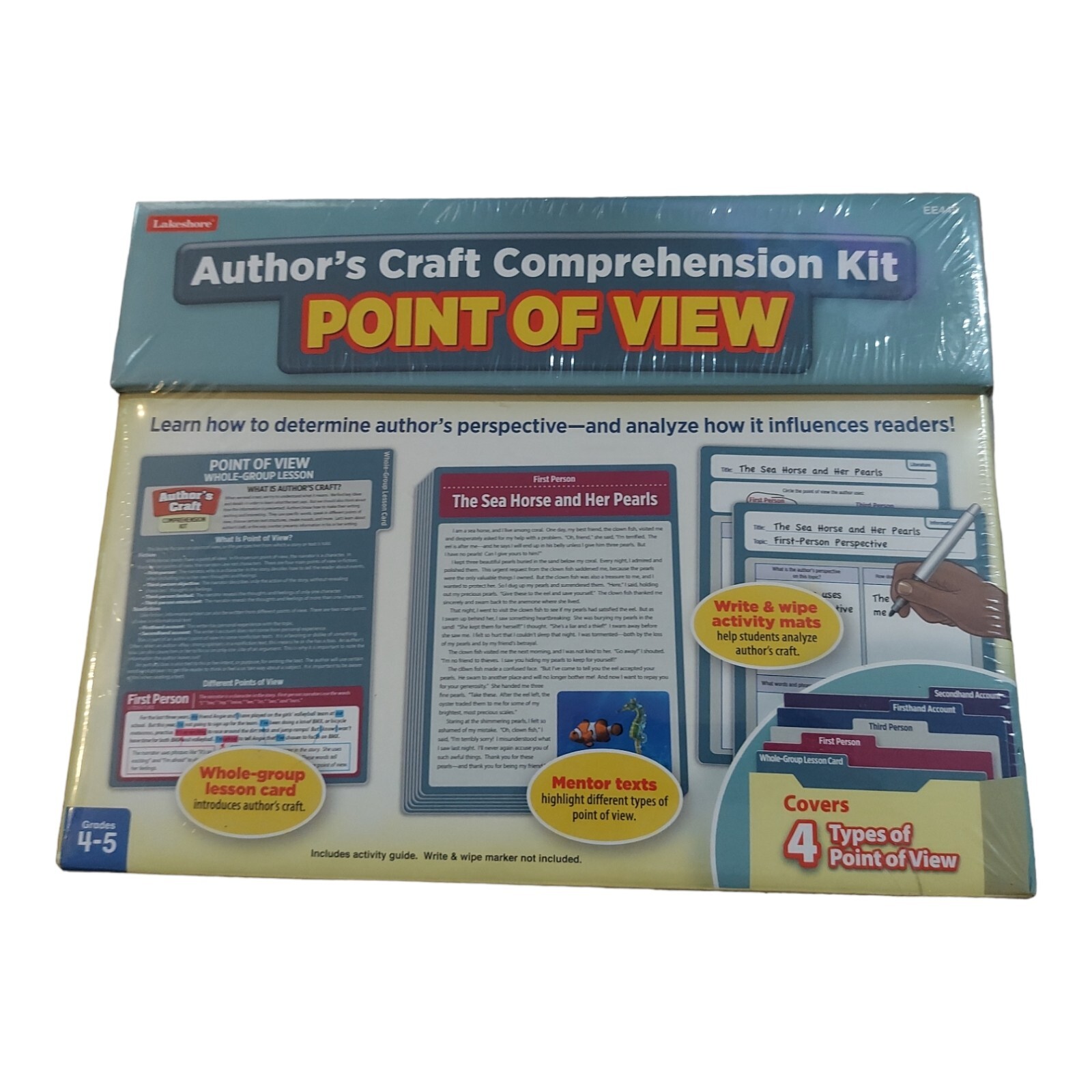 Lakeshore Point of View Author’s Craft Comprehension Kit Grades 4-5 Homeschool