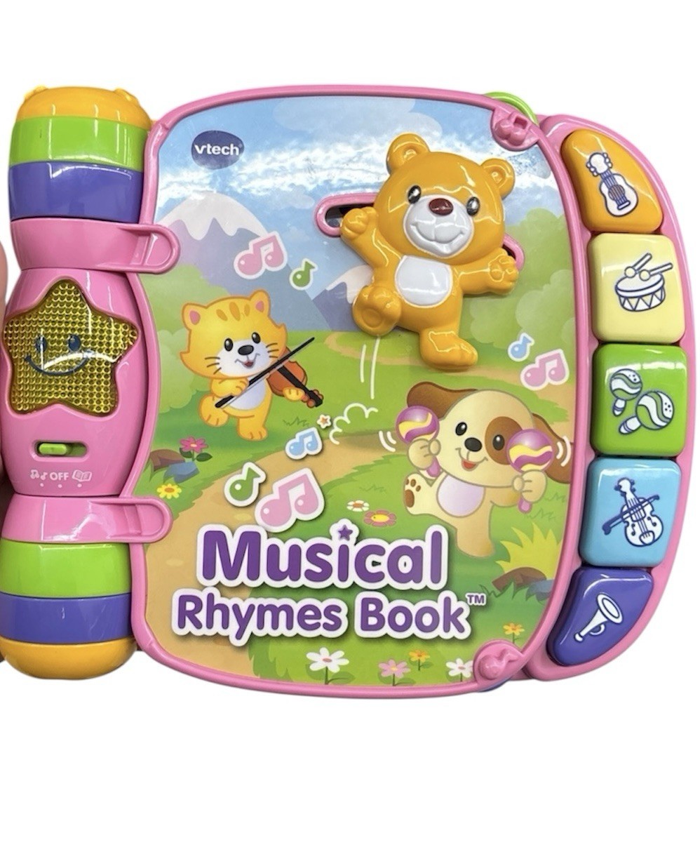 VTech Musical Rhymes Book Pink