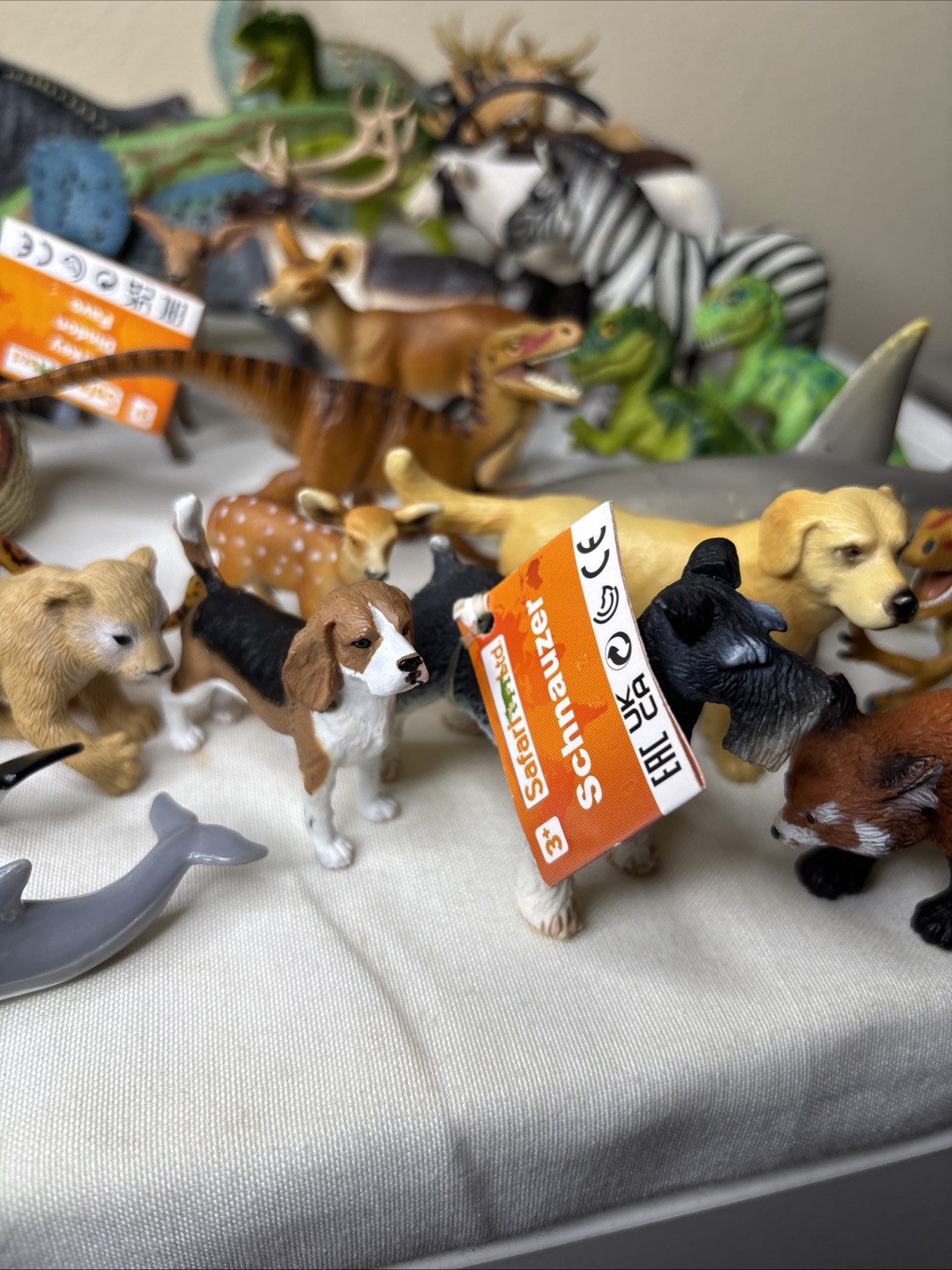 Lot of 88 Safari Ltd Schleich Dinosaur Forest Jungle Wildlife Collectible Models