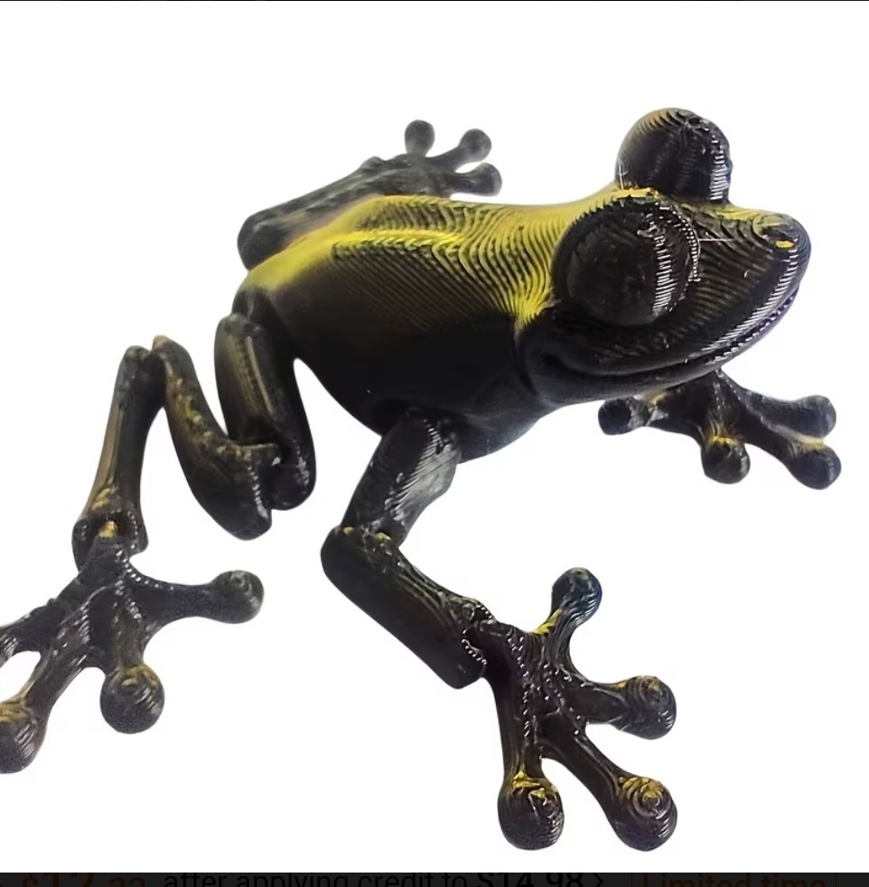 20pcs Set – 3D Printing Frog Statue Ornaments, Frog Decorations, Holiday Gifts,