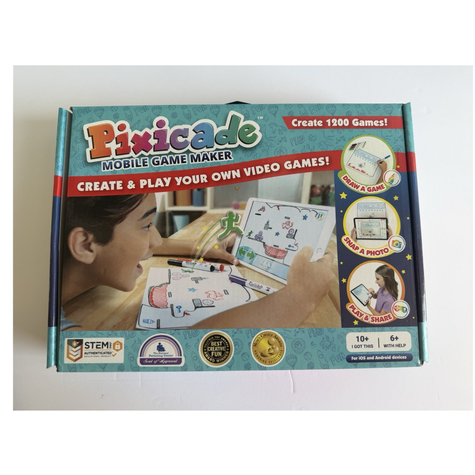 Pixicade Mobile Game Maker Kit Create & Play 1200 Games STEM BRAND NEW