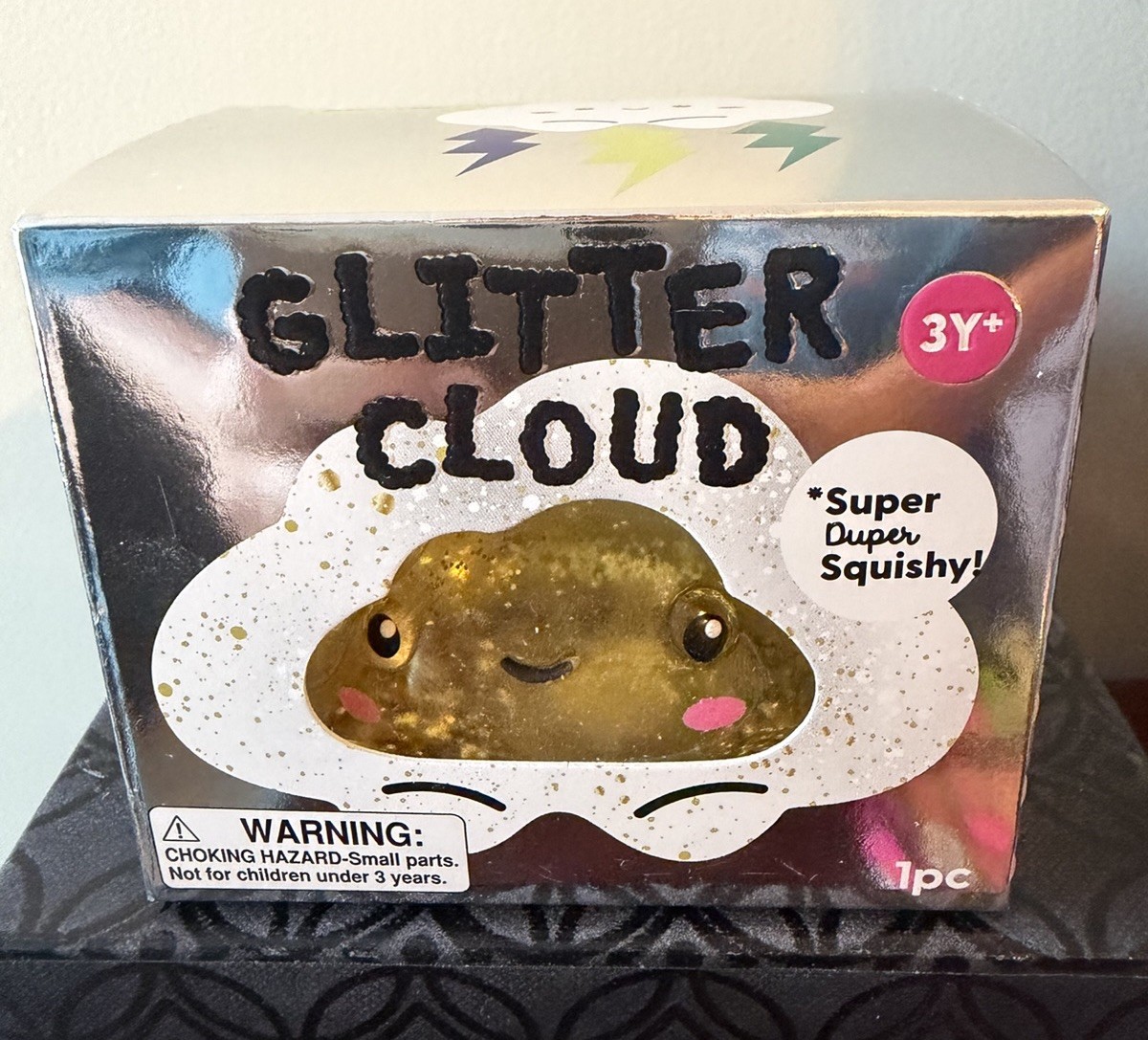 J’Adore Glitter Cloud Gold Squish Squishy New In Box