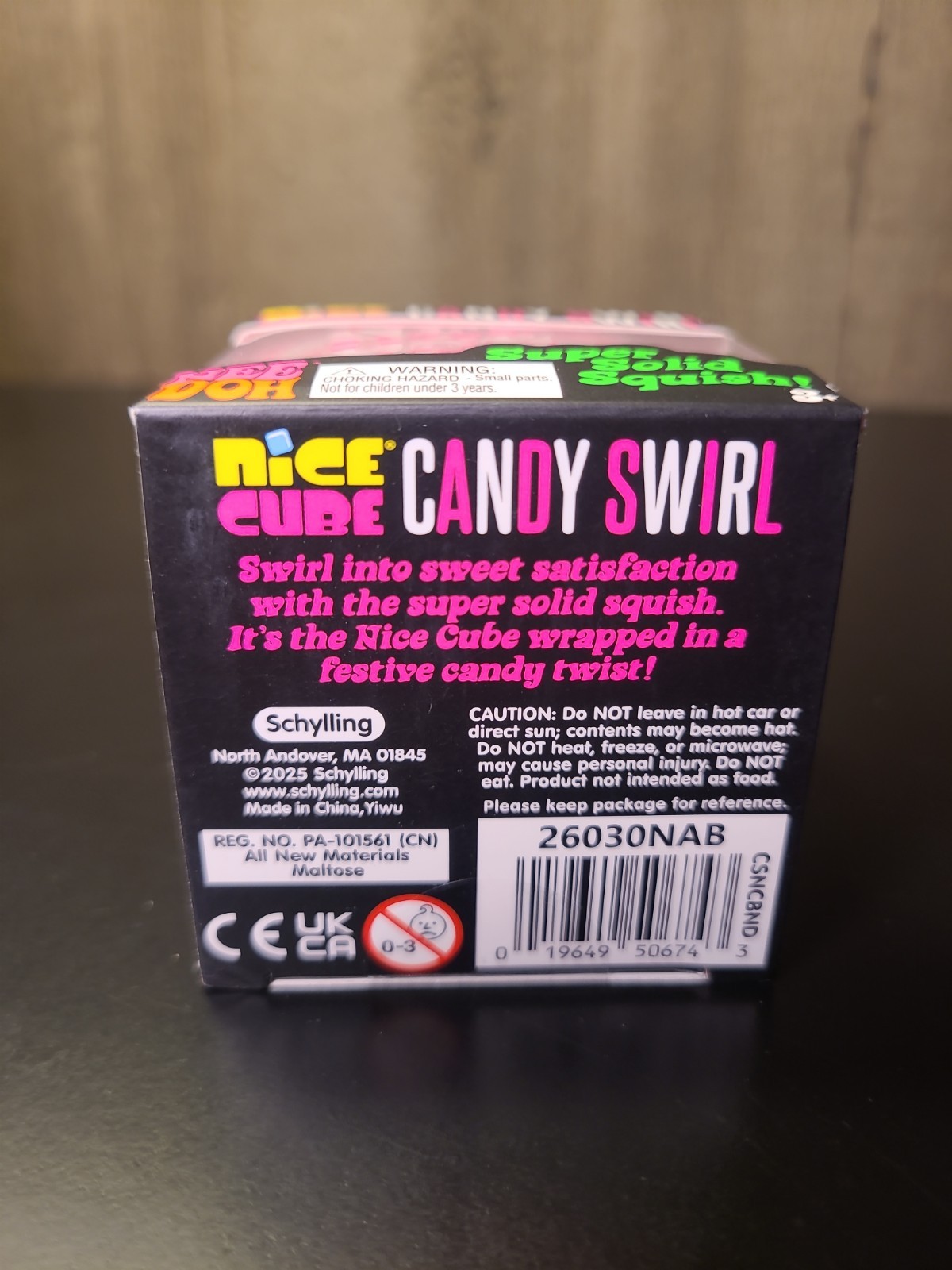 Authentic Needoh Candy Swirl Nice Cube UNRELEASED PINK Christmas 2026 RARE