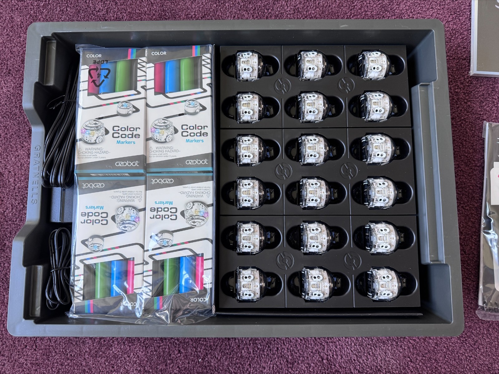 Ozobot EVO Classroom Kit Set of 18 STEM Coding Robots for Educators *NEW*