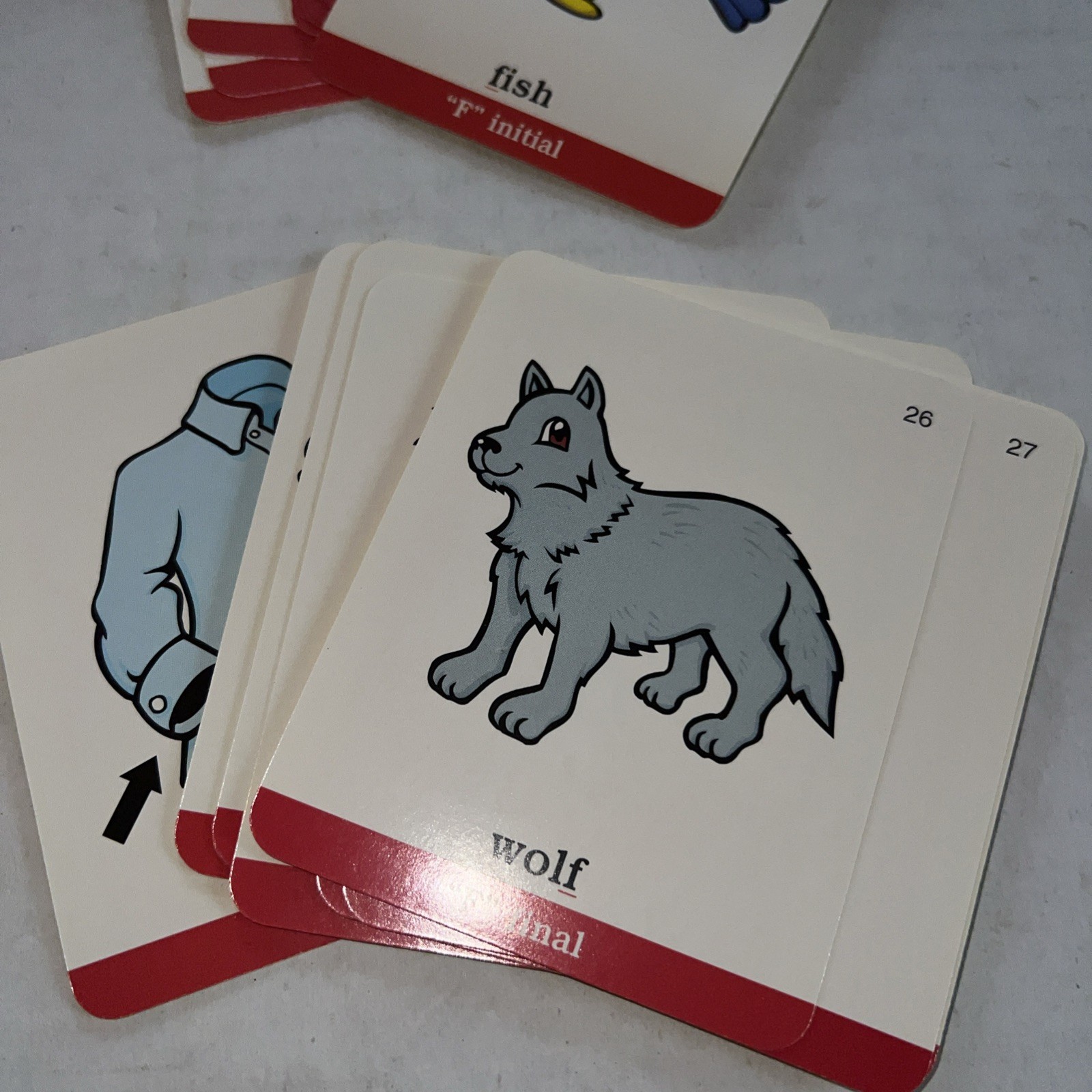 1998 Webber Articulation Cards Deck 13- “F” Sound Incomplete 52 Cards w/Case