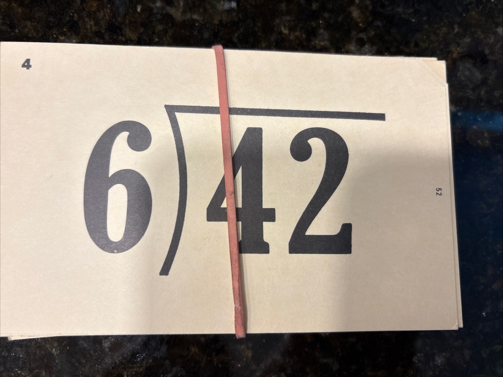 1960s Vintage Milton Bradley Flash Cards Subtraction Plus Multiplication Cards