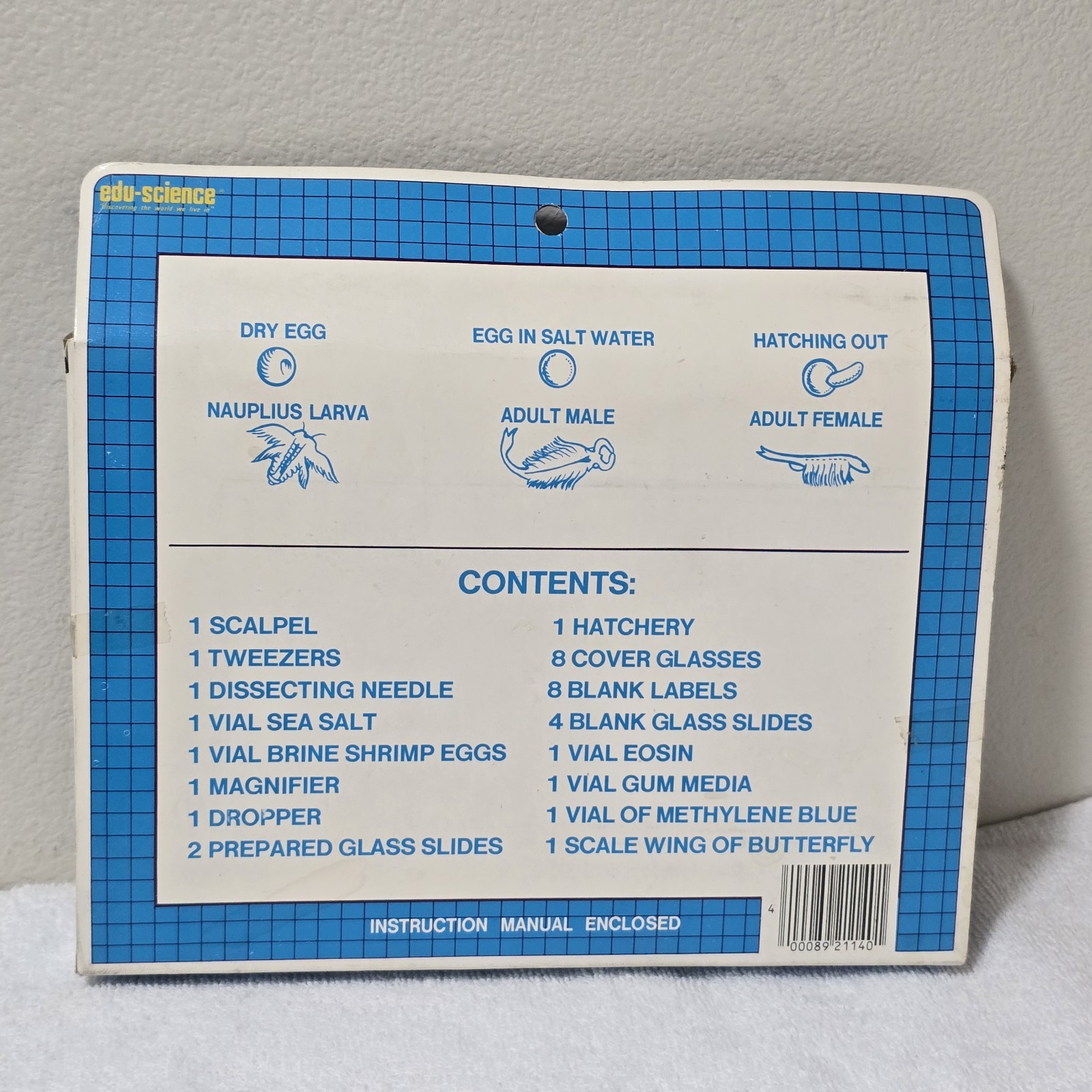 VTG 1987 Edu Science Slide Making Kit 34 Pc. Toys R US