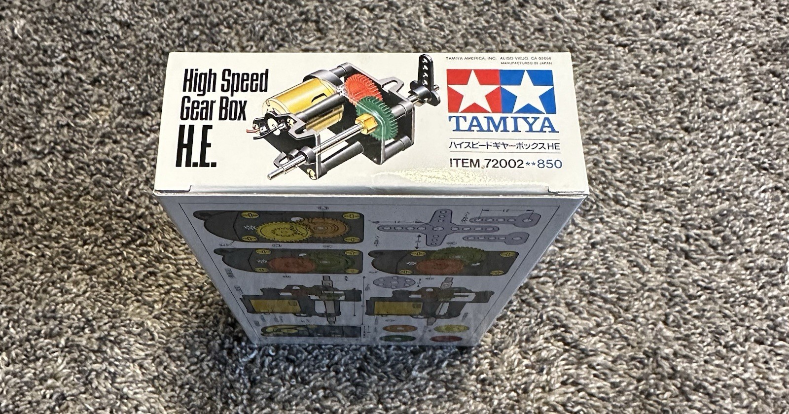 TAMIYA Dynamic Model Educational High Speed Gearbox H.E. High Efficiency 72002