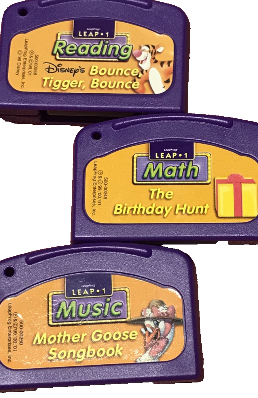Leap Frog Video Game Cartridges Mother Goose Disney