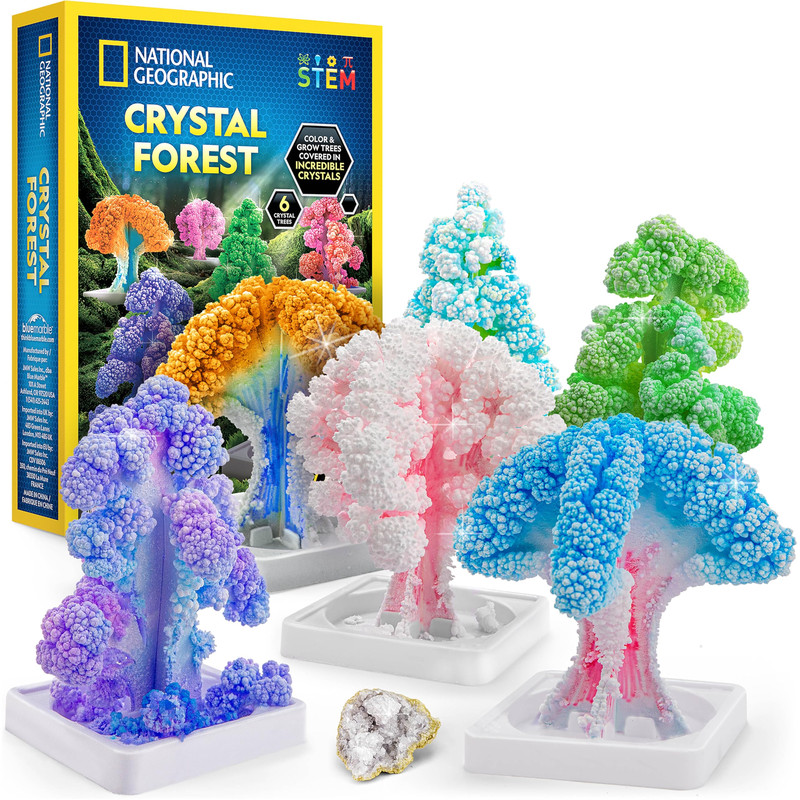 Blue Marble National Geographic Craft Kits For Kids – Crystal Growing Kit Grow