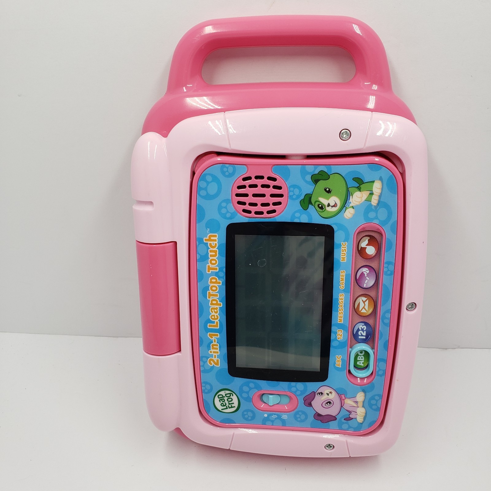 LeapFrog 2 In 1 My Own Leaptop Touch Laptop Tablet Computer For Kids Pink Tested