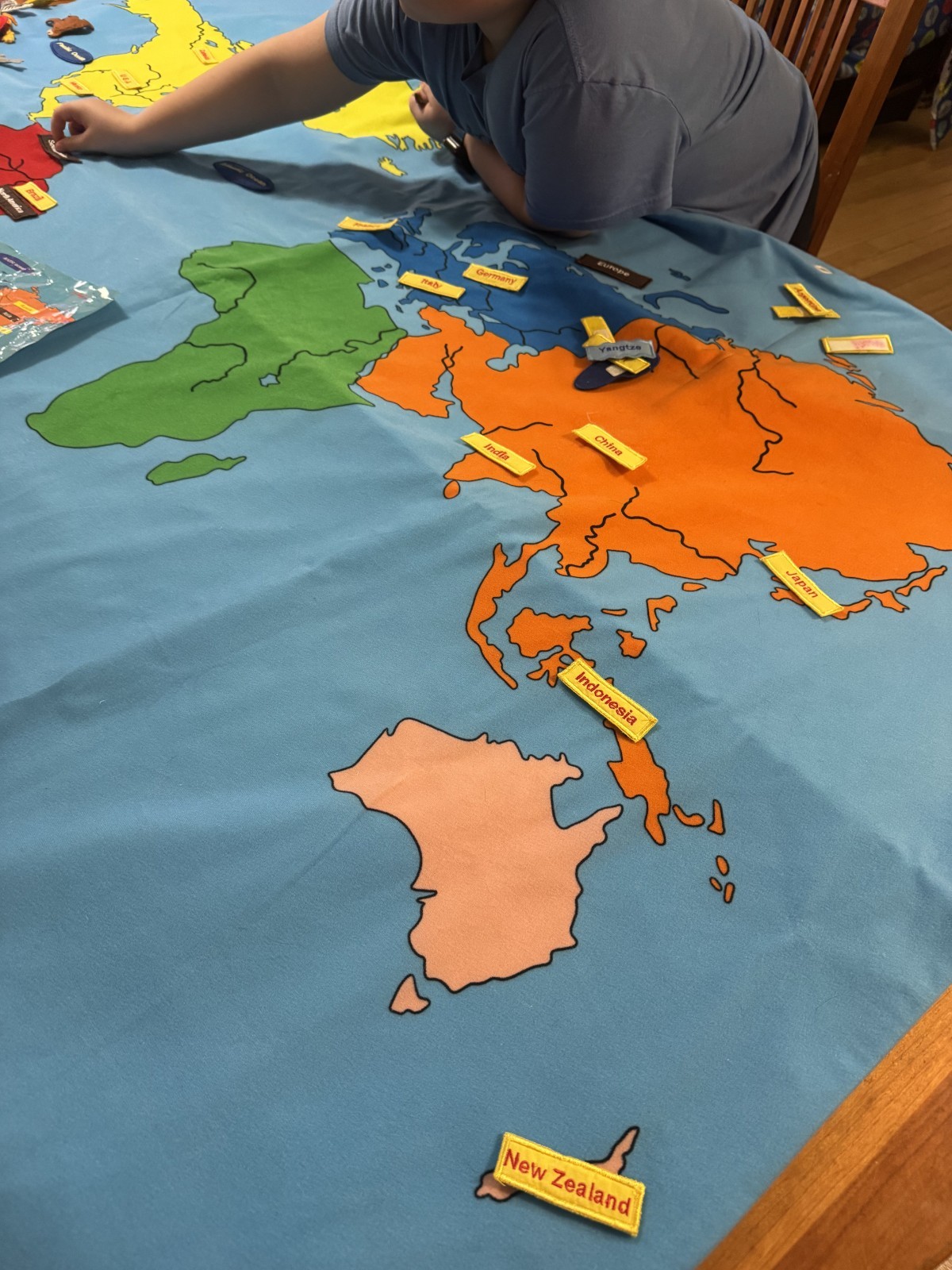 FAO Schwarz Educational 47″ x 71″ The Big Map Discover the Big Wide World