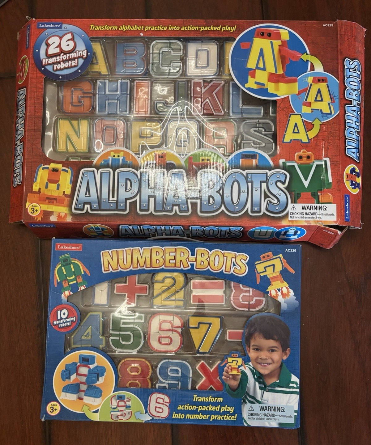Lakeshore Alpha-Bots 26 Transforming Alphabet Robot Toy Set