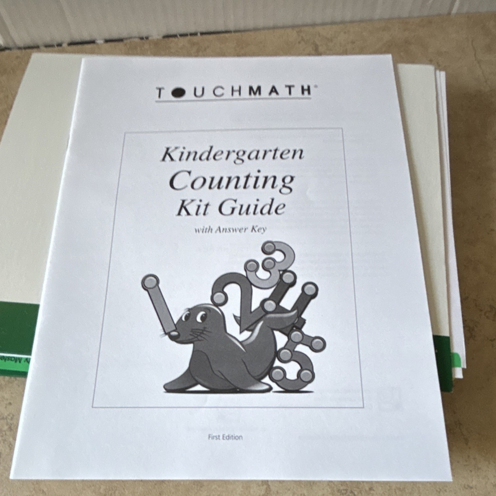 TouchMath Kindergarten Counting Kit TM621 with Guide & Activity Masters