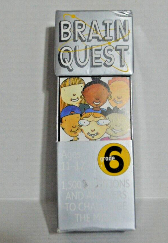 Brain Quest 6th Grade Ages 11-12 Both Decks Included Revised 4th Edition