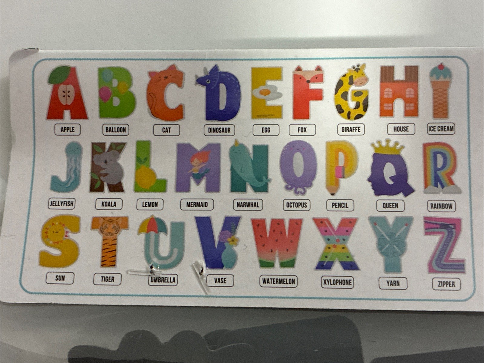Brand New Full-Magnetic Alphabet Letters w/Pictures 26 Total Target 🎯 New 2025