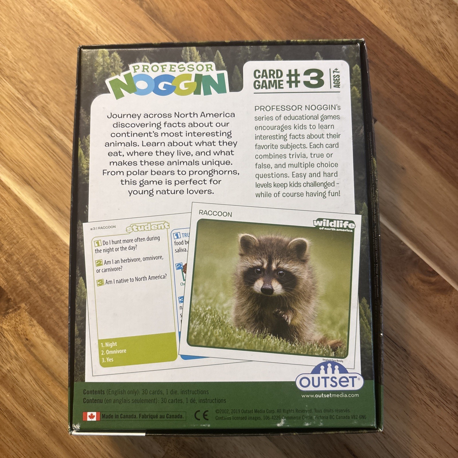 Professor Noggin’s 2002 Wildlife of North America Kids Game